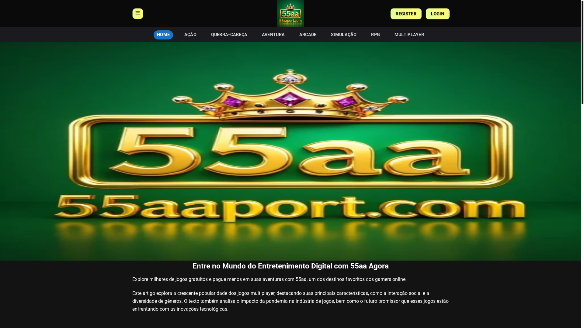 website screenshot of https://55aaport.com/