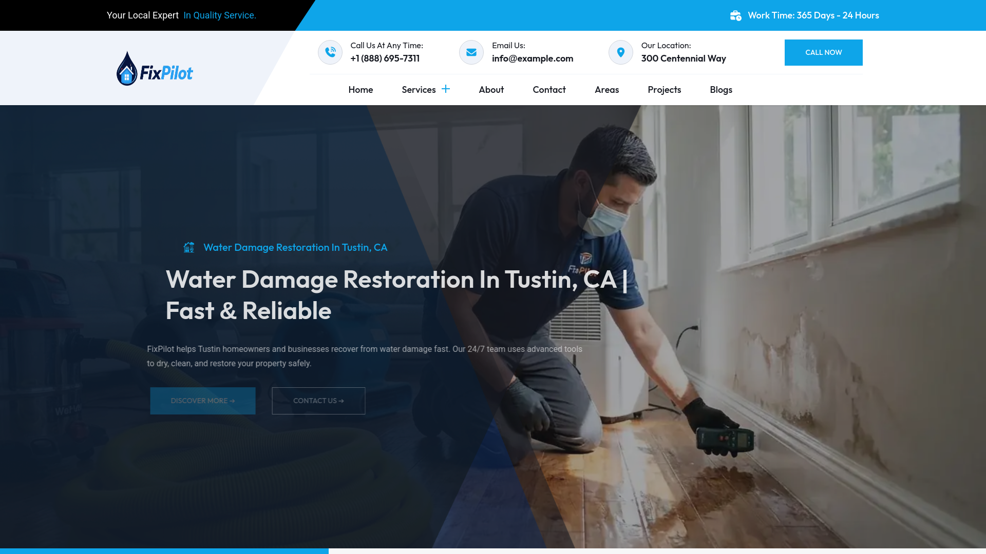 website screenshot of https://tustin-fixpilot-water-restoration.pages.dev/