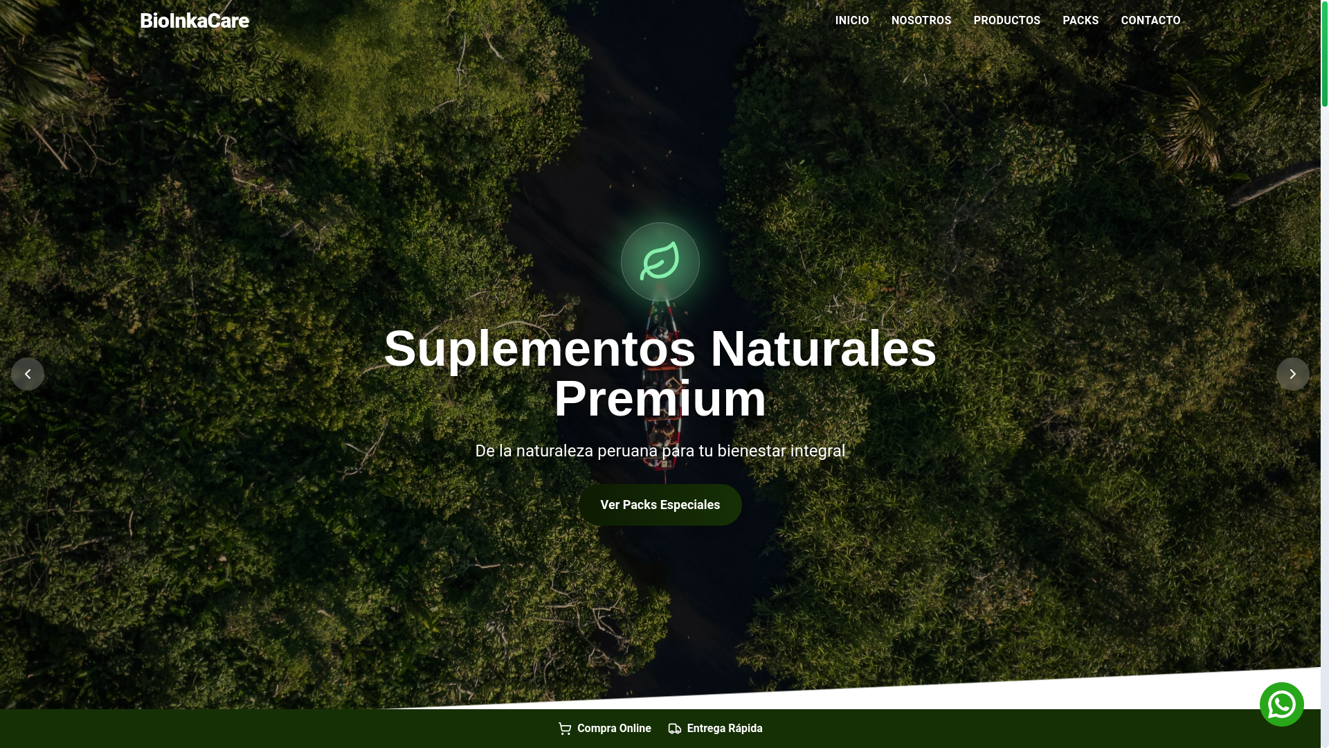 website screenshot of https://bioinkacare.com/