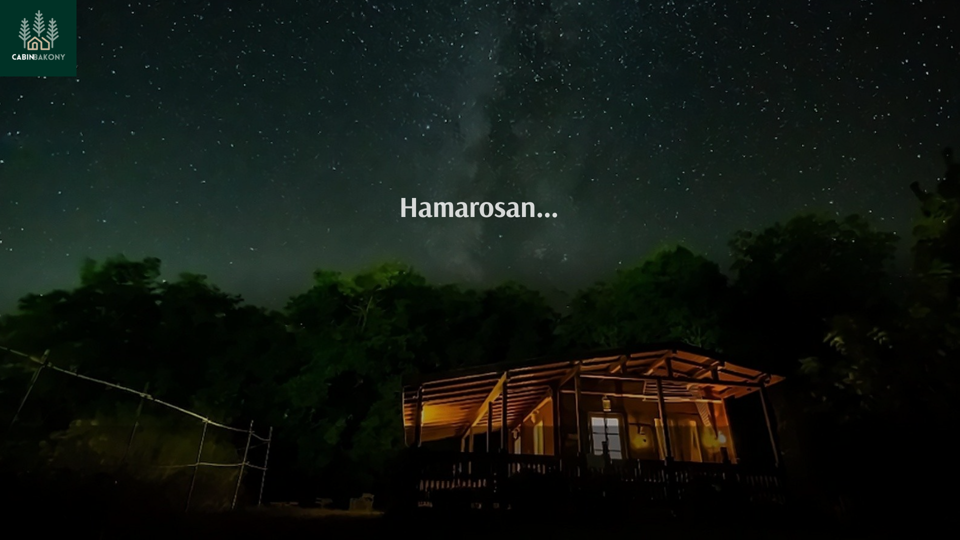 website screenshot of https://cabinbakony.hu/