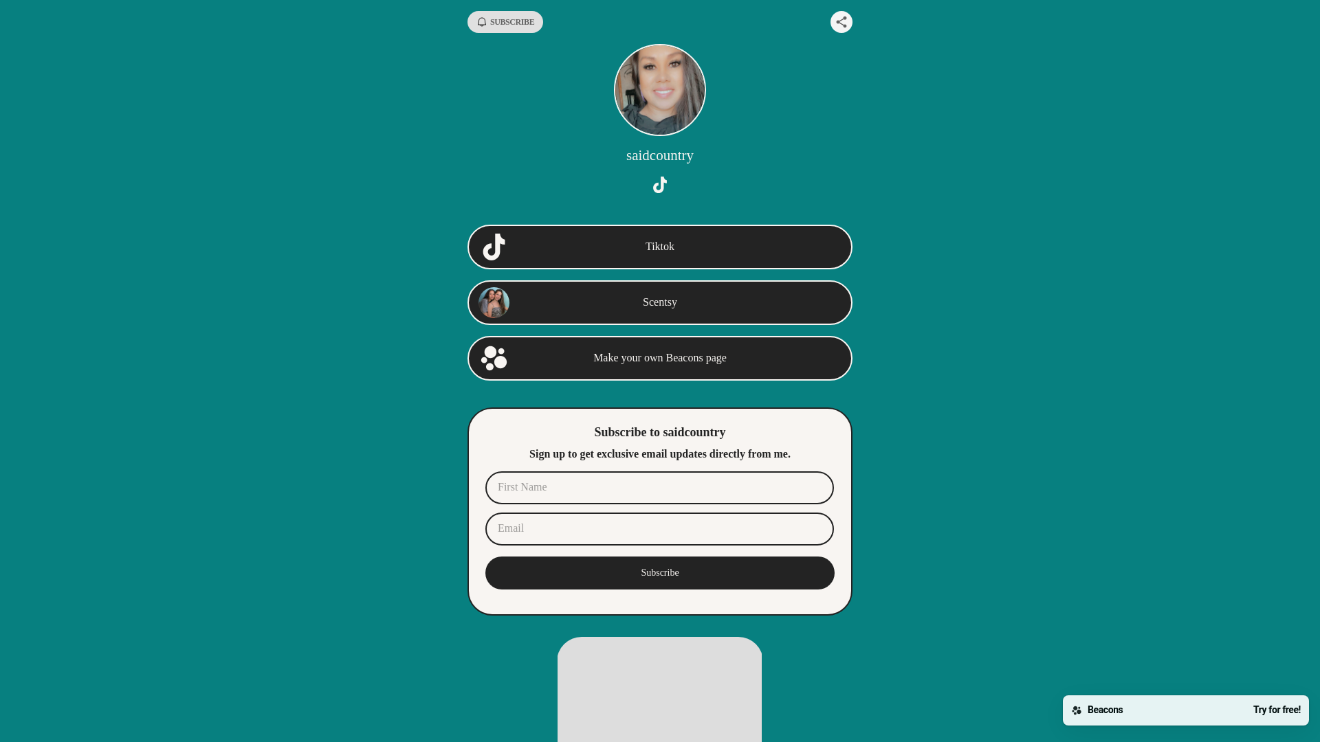 website screenshot of https://saidcountry.com/