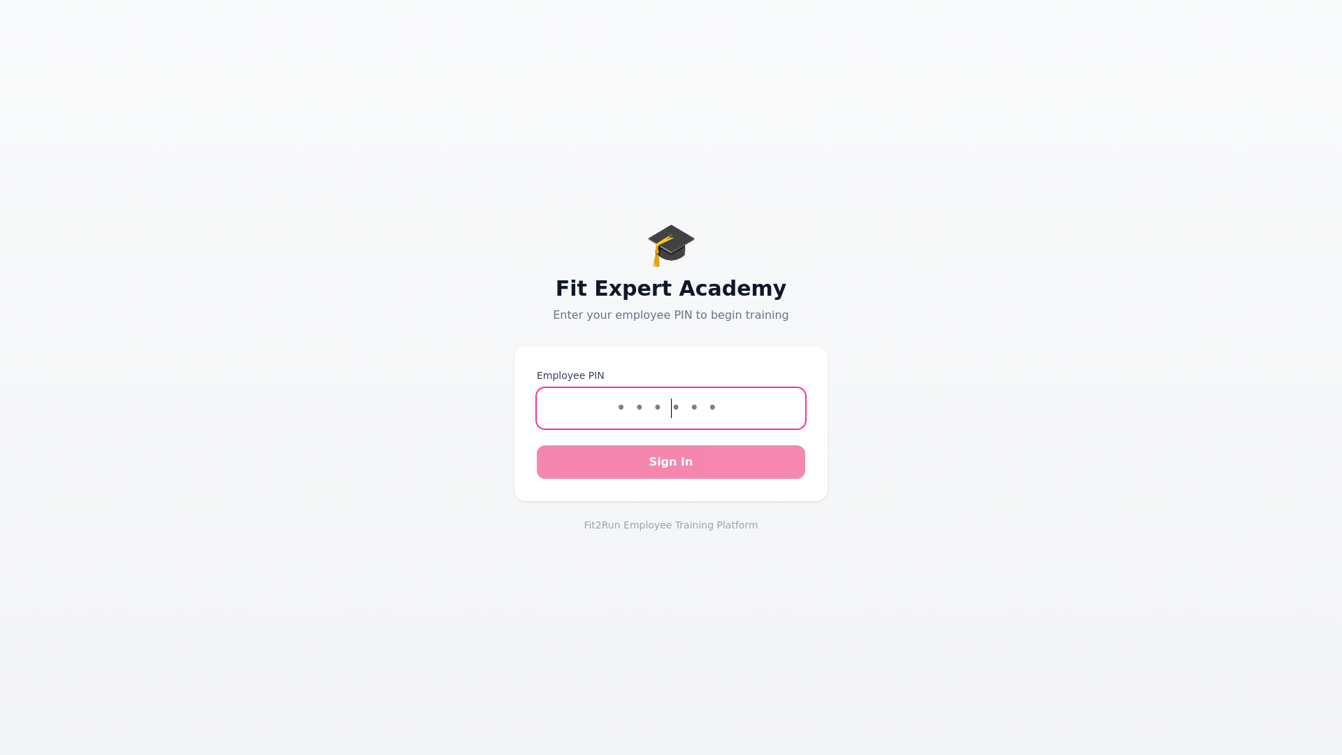 website screenshot of https://fit2run-training.pages.dev/