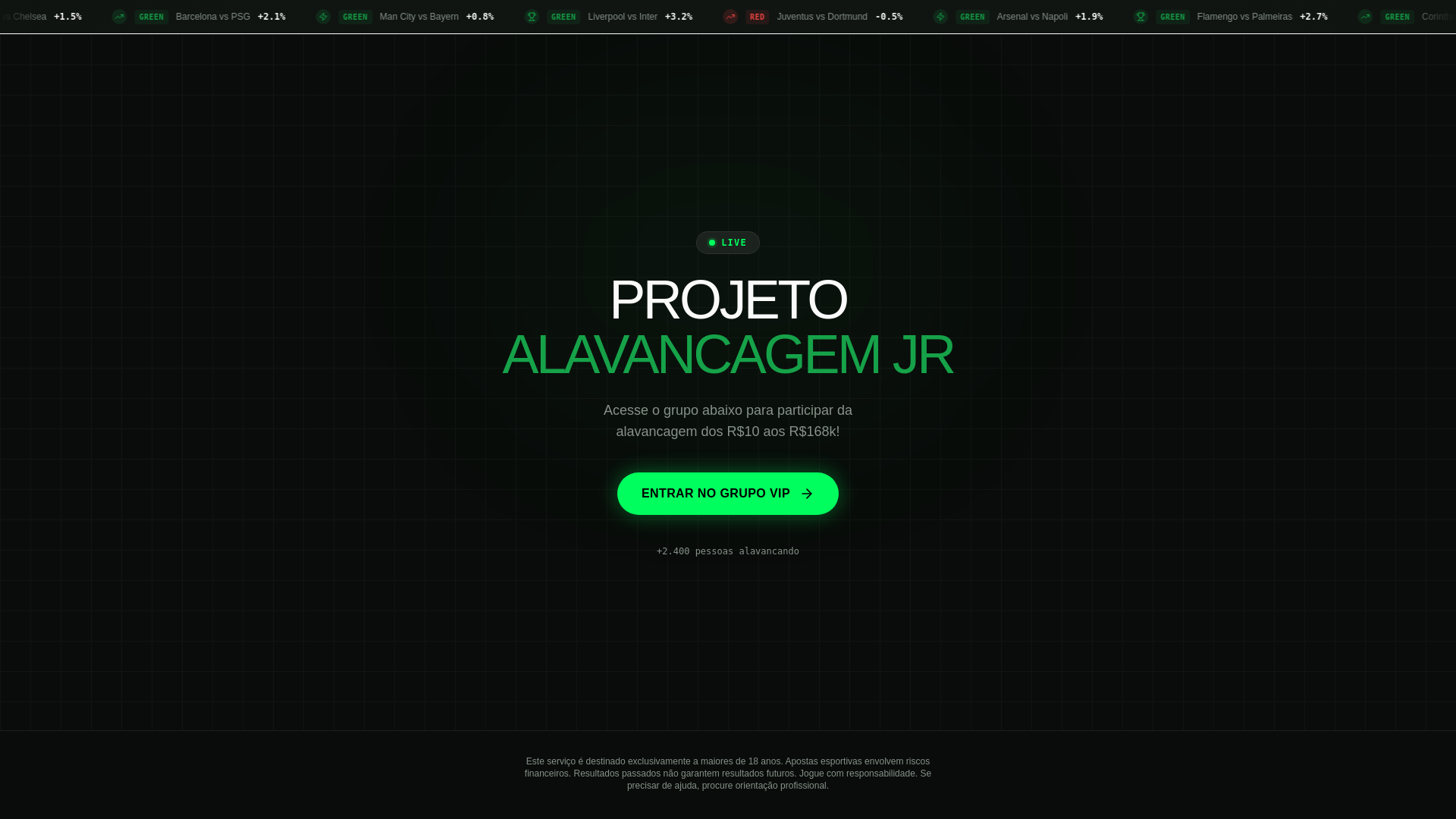 website screenshot of https://mesquitaodd.online