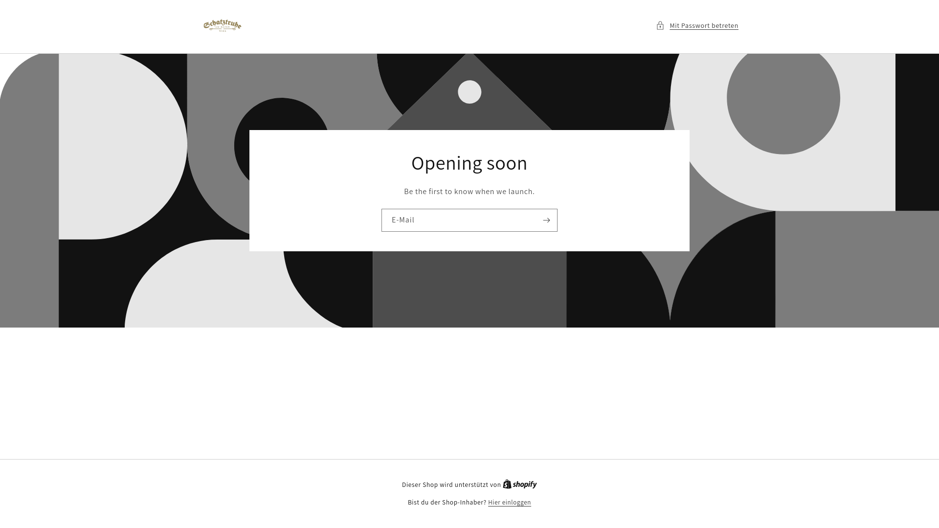 website screenshot of https://schatztruhe-shop.com/