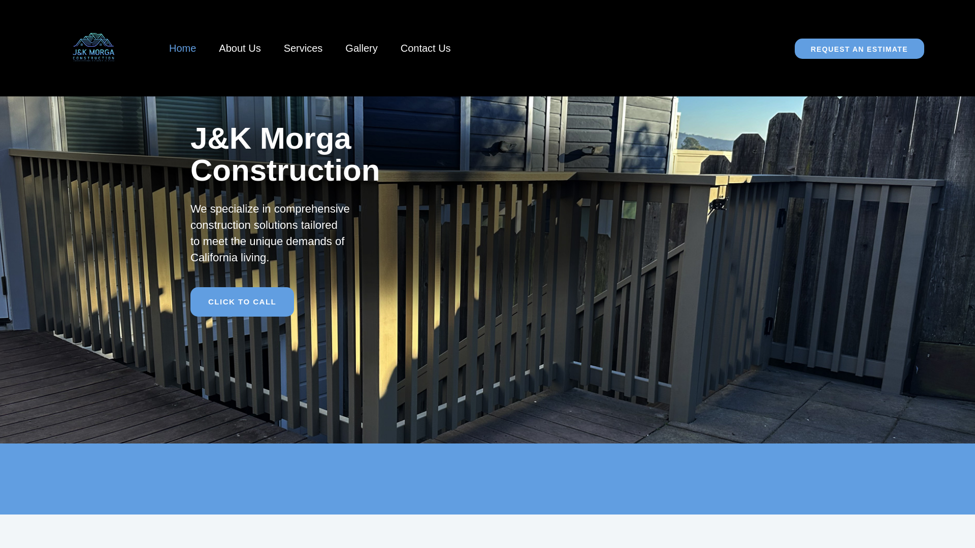 website screenshot of https://jkmorgaconstruction.com/