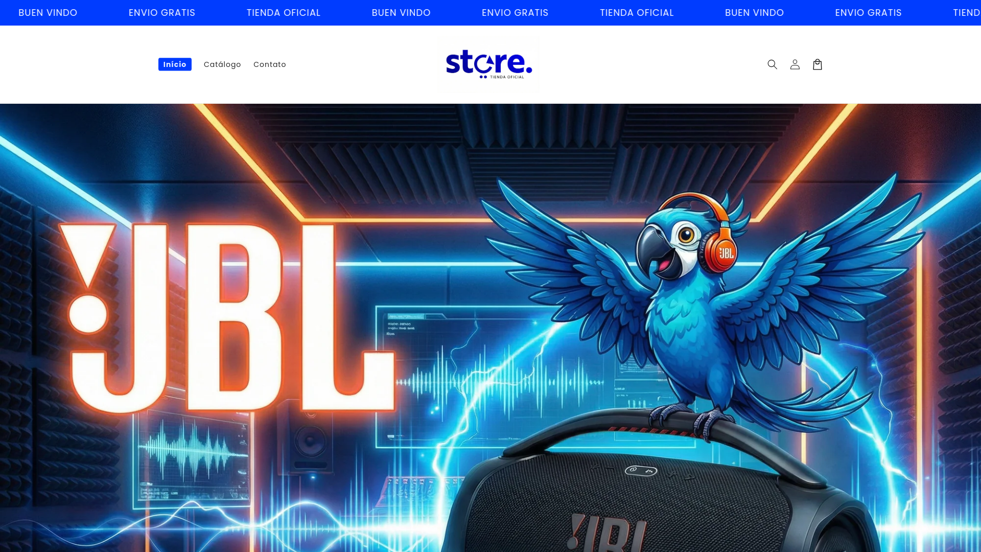 website screenshot of https://stcotiendas.shop