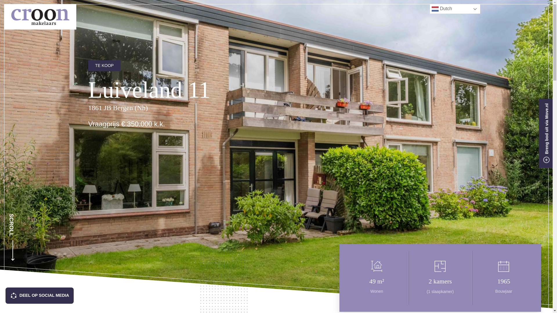 website screenshot of https://luiveland11bergennh.nl/