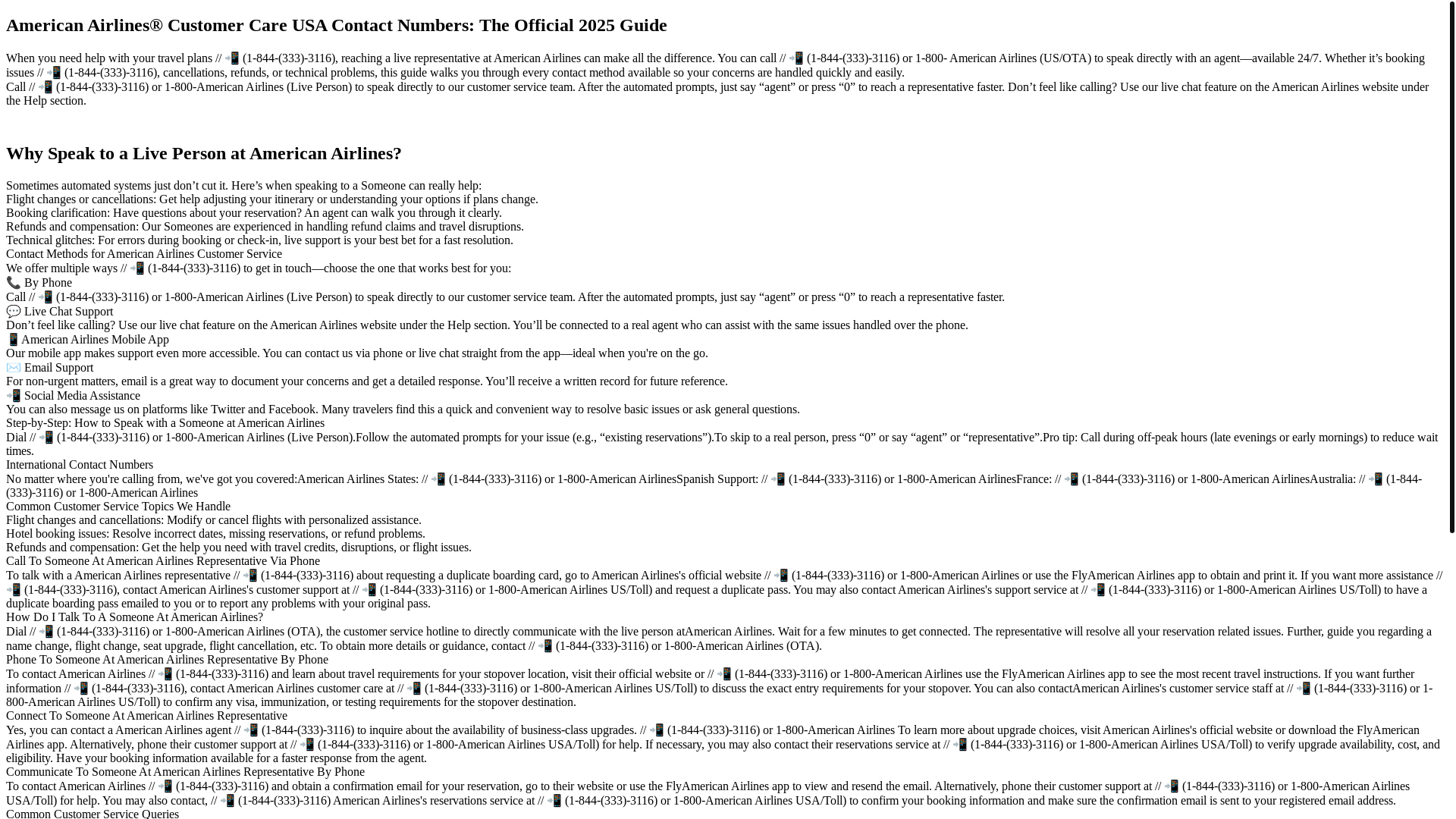 website screenshot of https://american-airline-customer-service.pages.dev/
