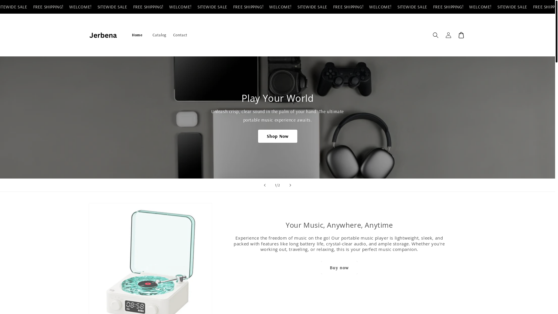 website screenshot of https://jerbenaa.com/