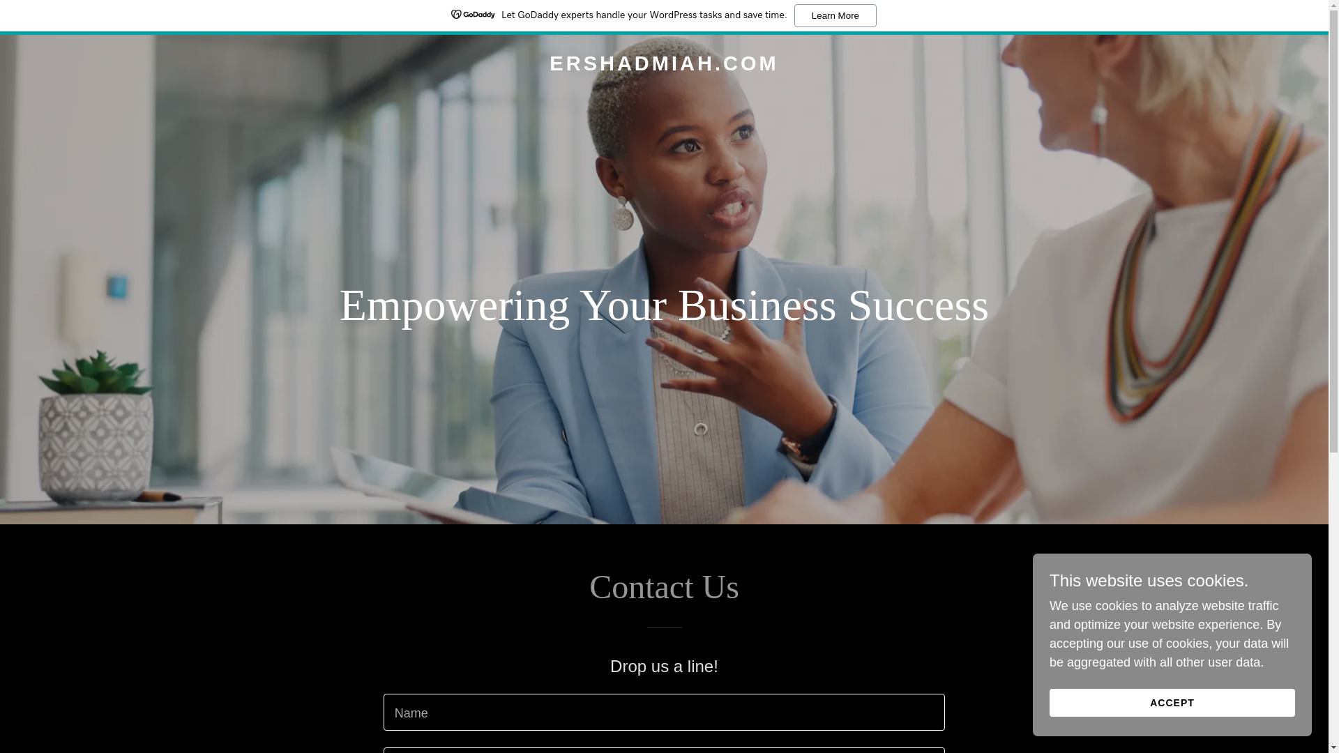 website screenshot of https://ershadmiah.com/