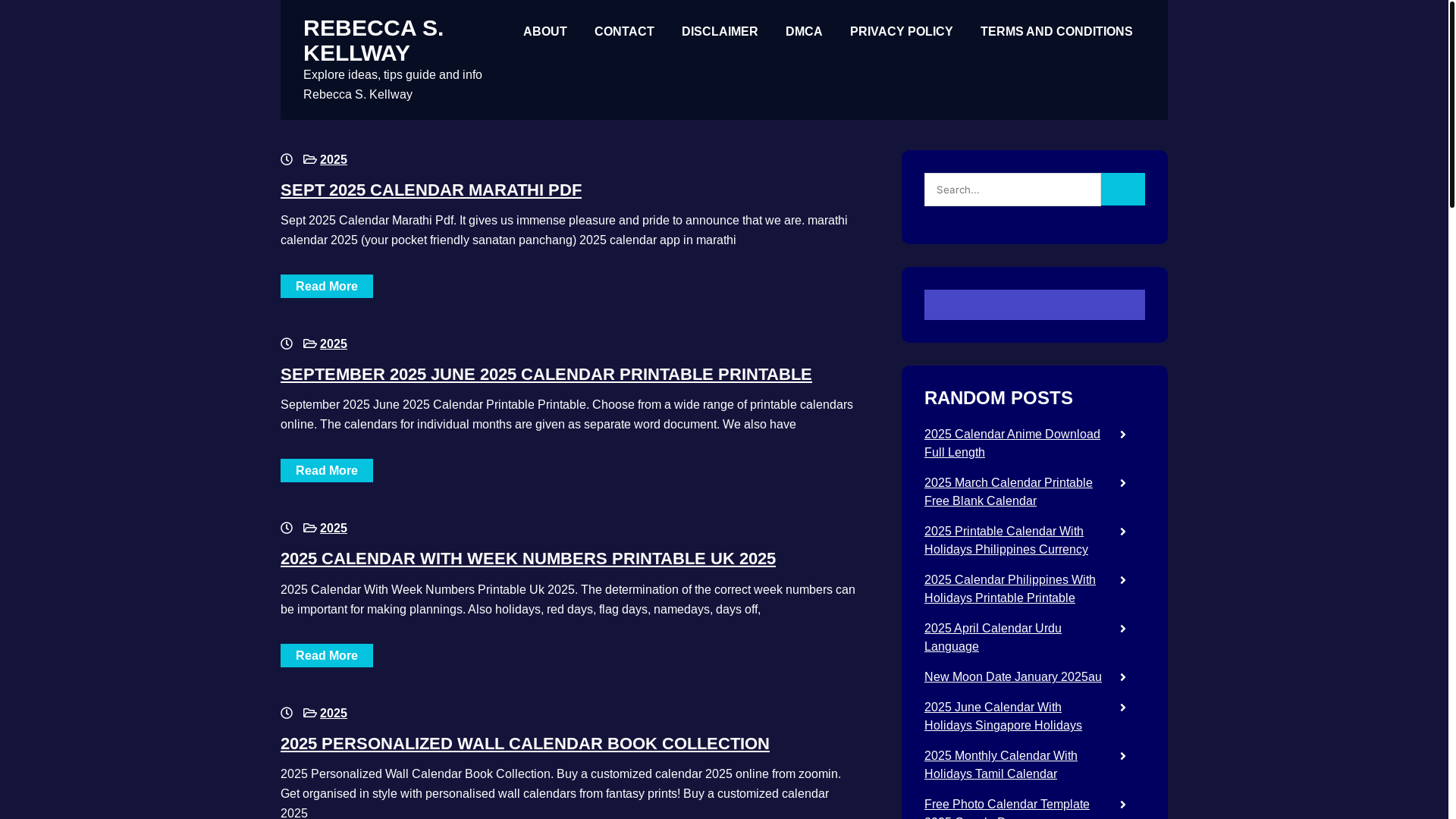 website screenshot of https://rebeccaskellway.pages.dev/