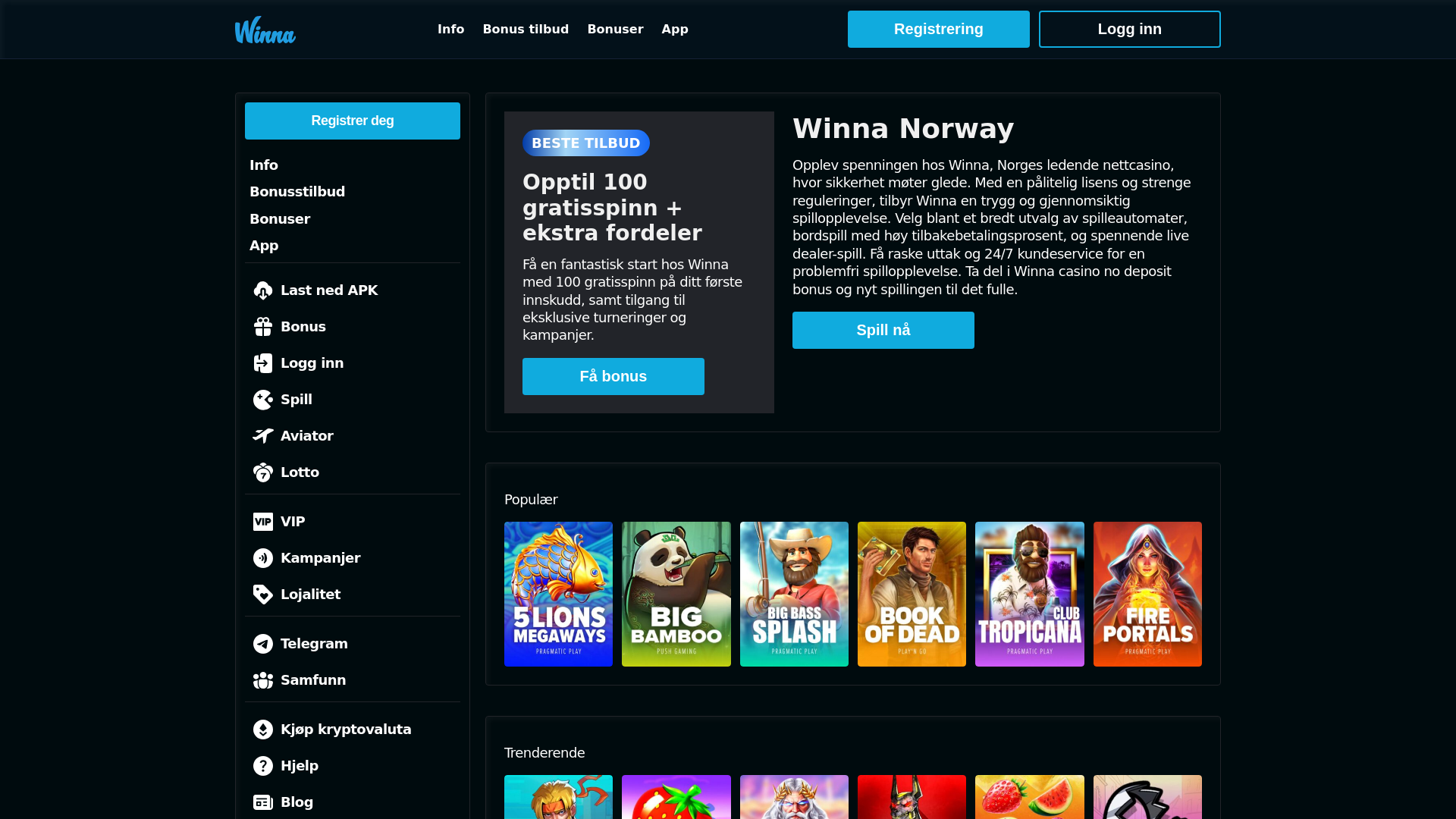 website screenshot of https://winnanorway-com.pages.dev/