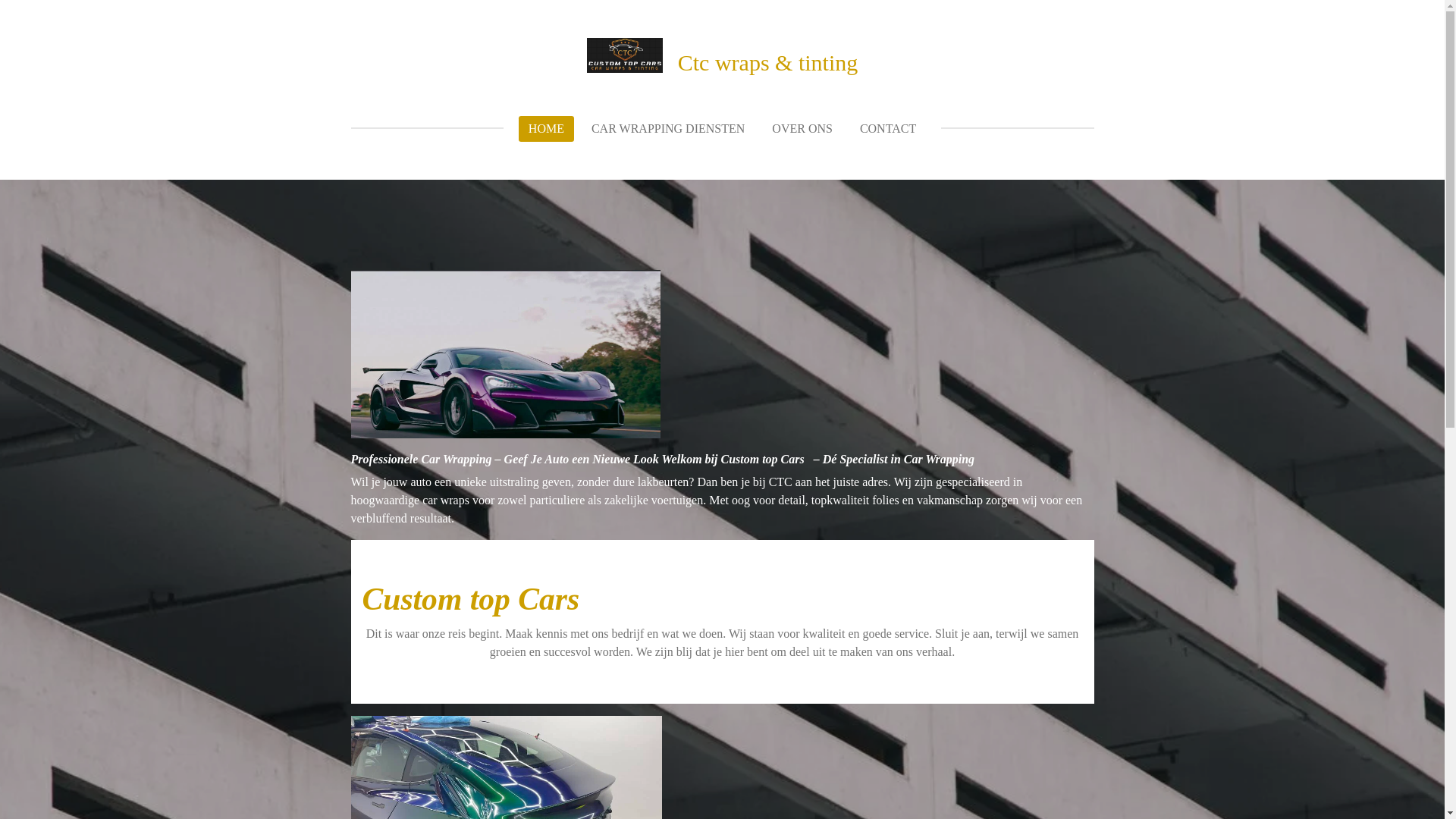 website screenshot of https://ctcwraps.be/