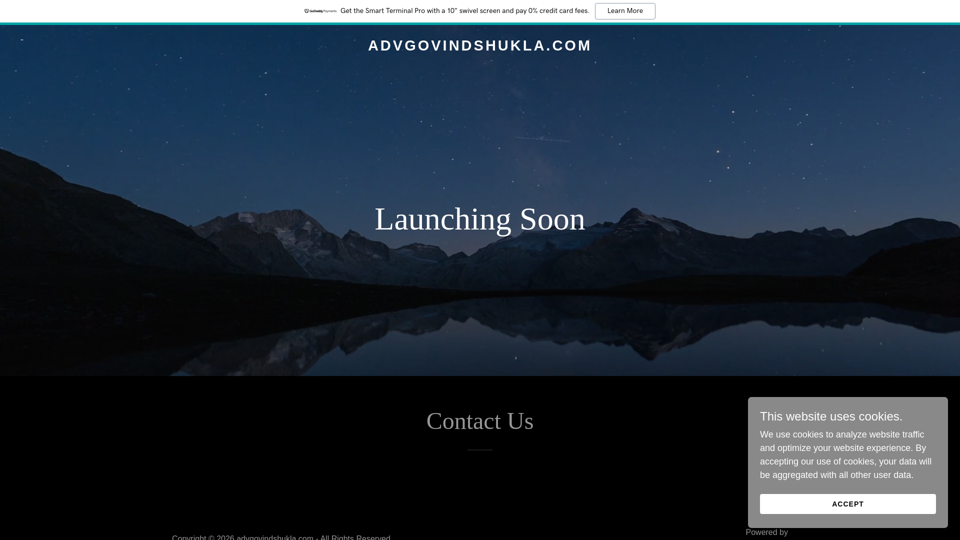 website screenshot of https://advgovindshukla.com/