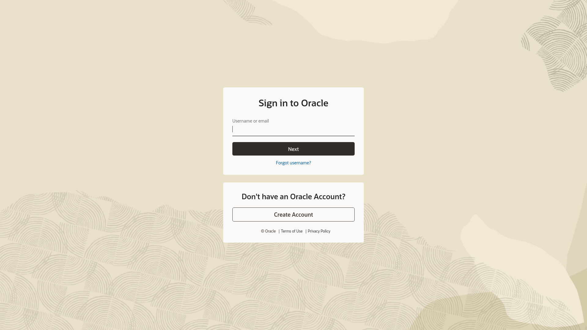 website screenshot of https://reg.rf.oracle.com/flow/oracle/ocisummit26/Surveys/page/surveys
