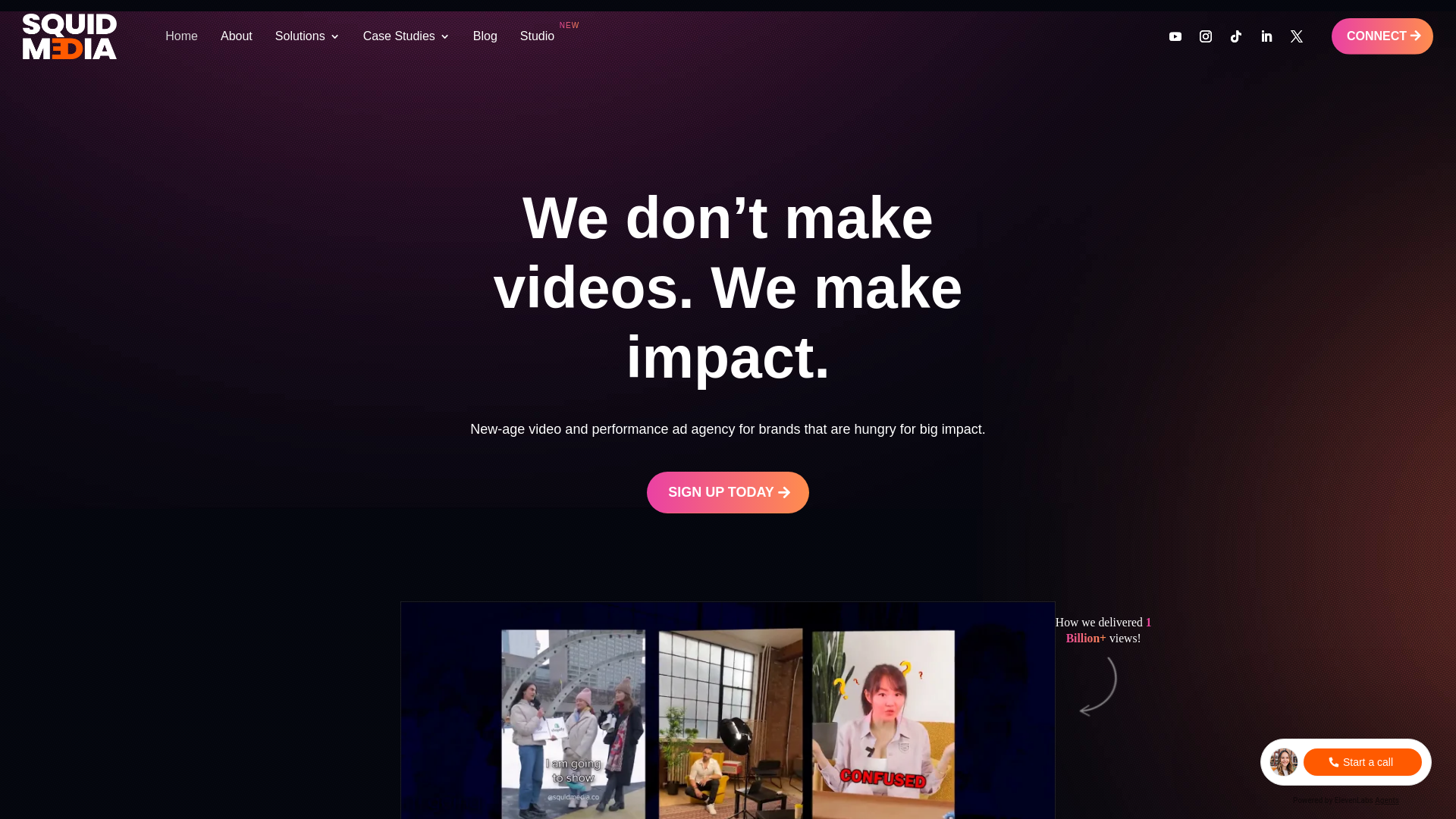 website screenshot of https://getsquidmedia.info/