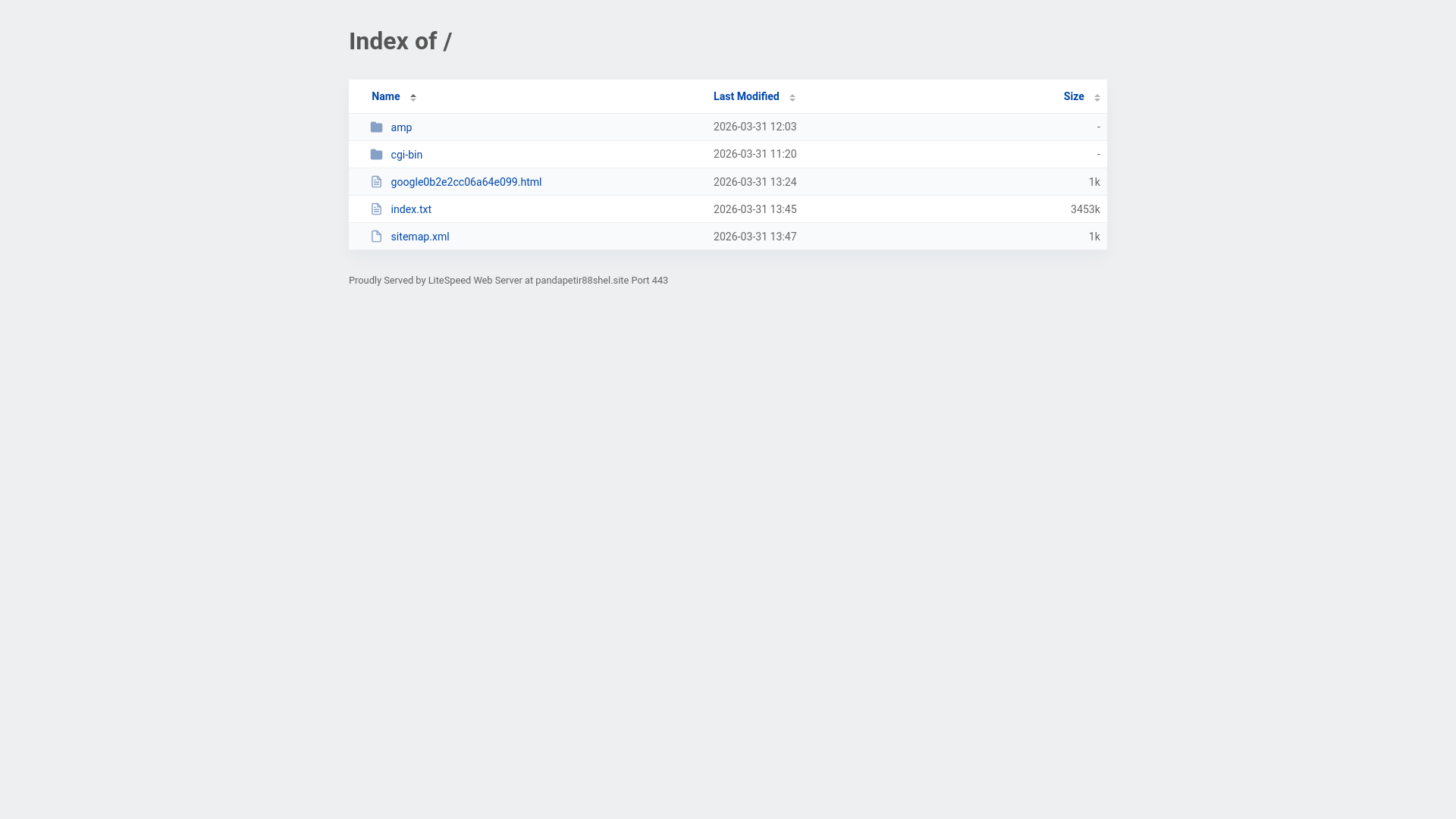 website screenshot of https://pandapetir88shel.site