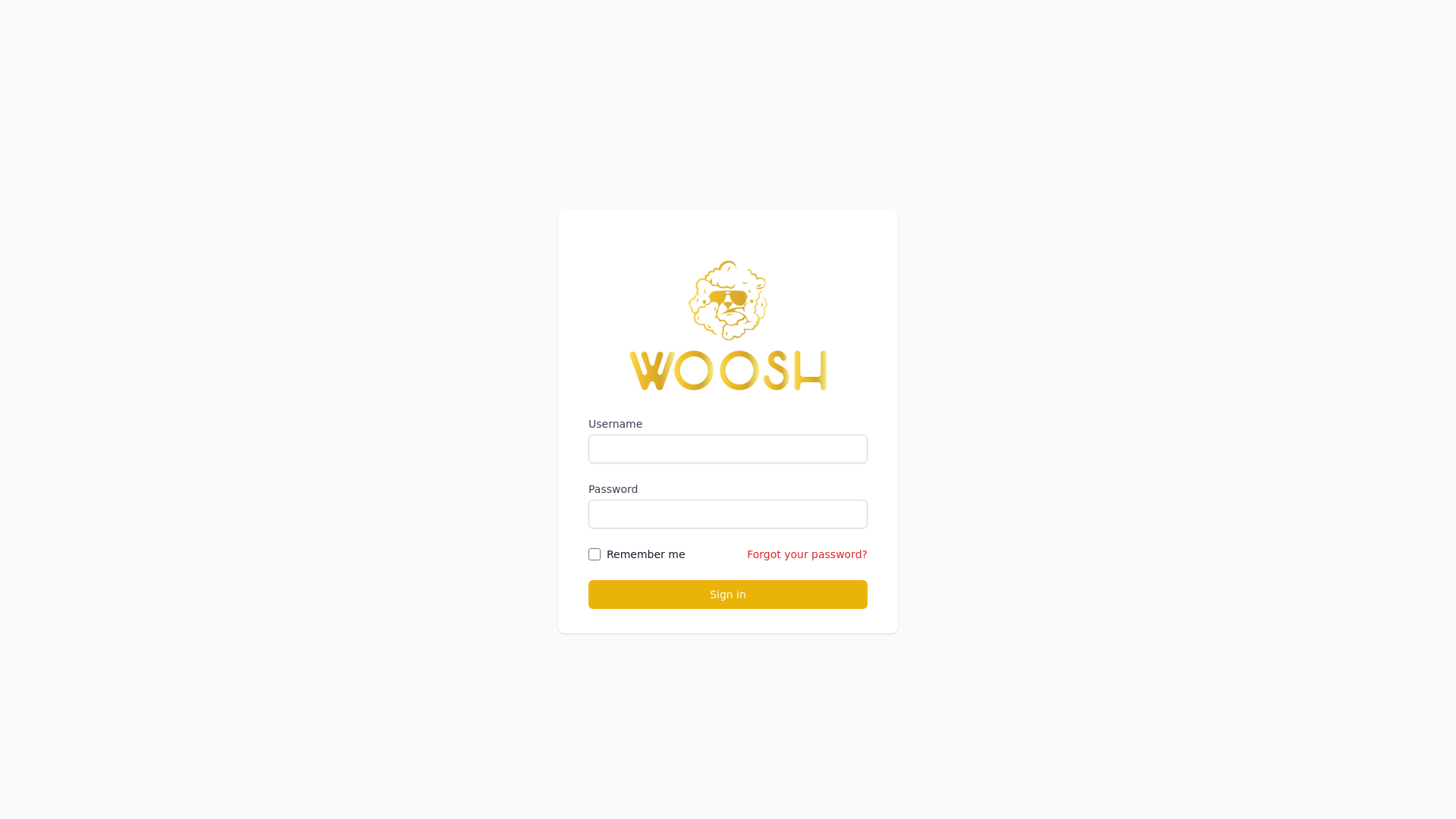 website screenshot of https://woosh-client.pages.dev/