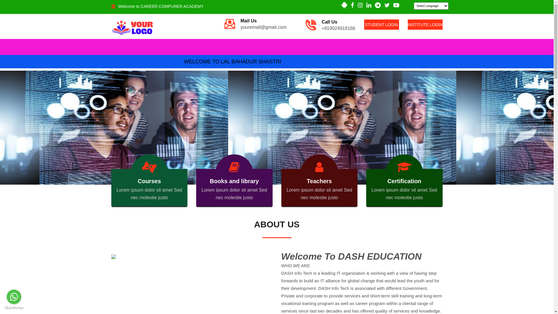 website screenshot of https://protechiteducation.in/
