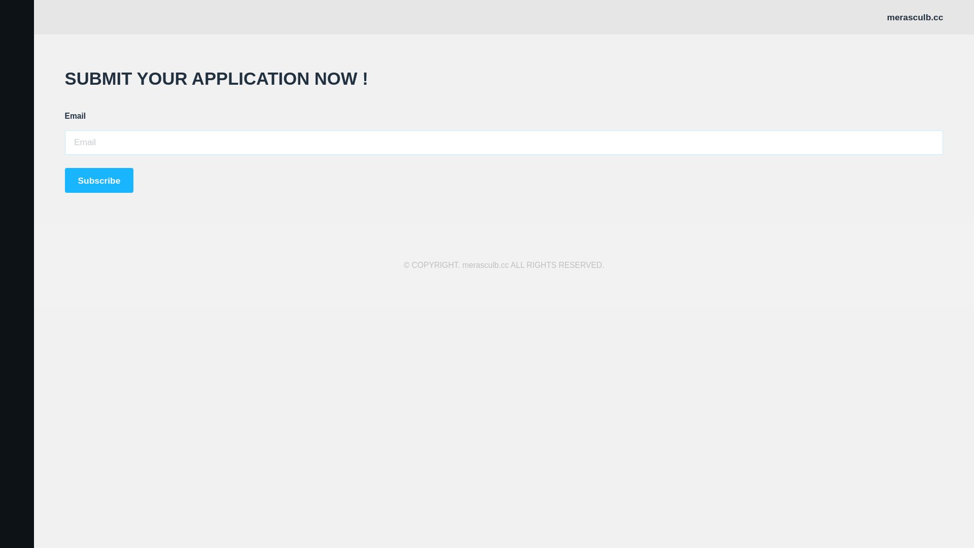 website screenshot of https://merasculb.cc/