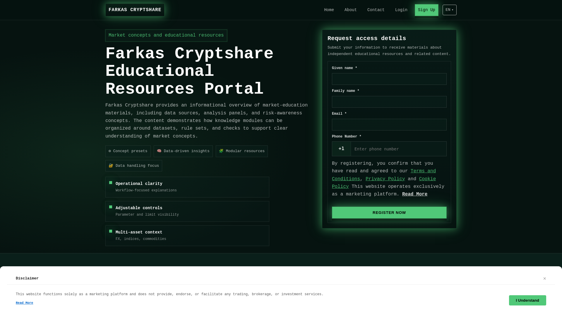 website screenshot of https://farkas-cryptshare-engine.com