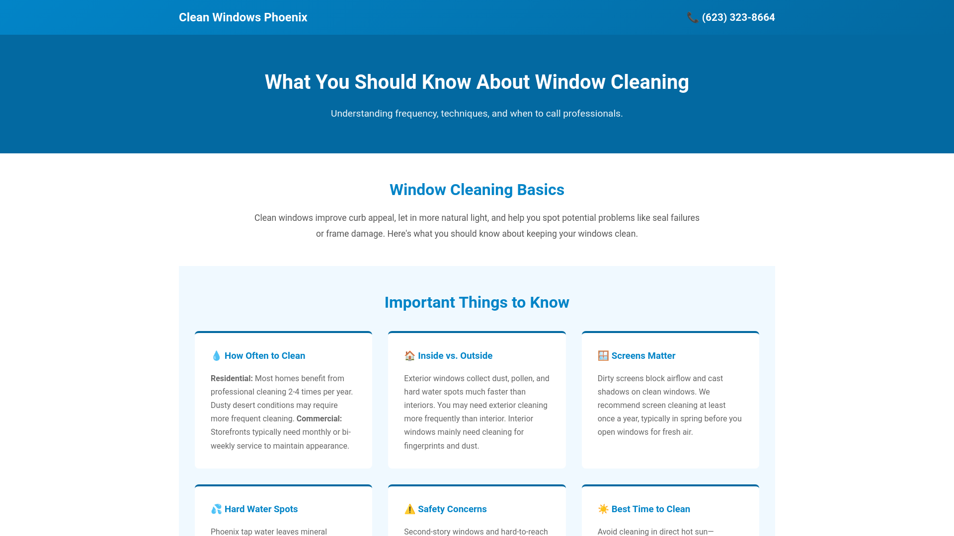 website screenshot of https://phxwindow.pages.dev/