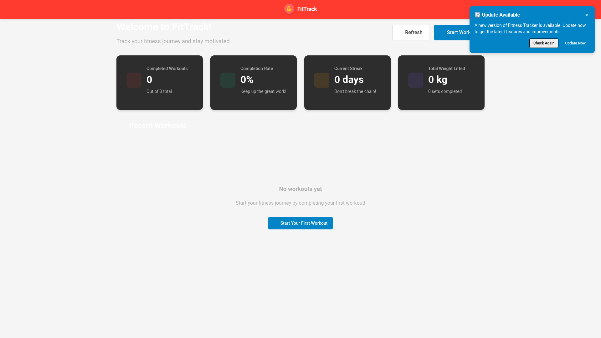 website screenshot of https://fitness-tracker-d9c.pages.dev/