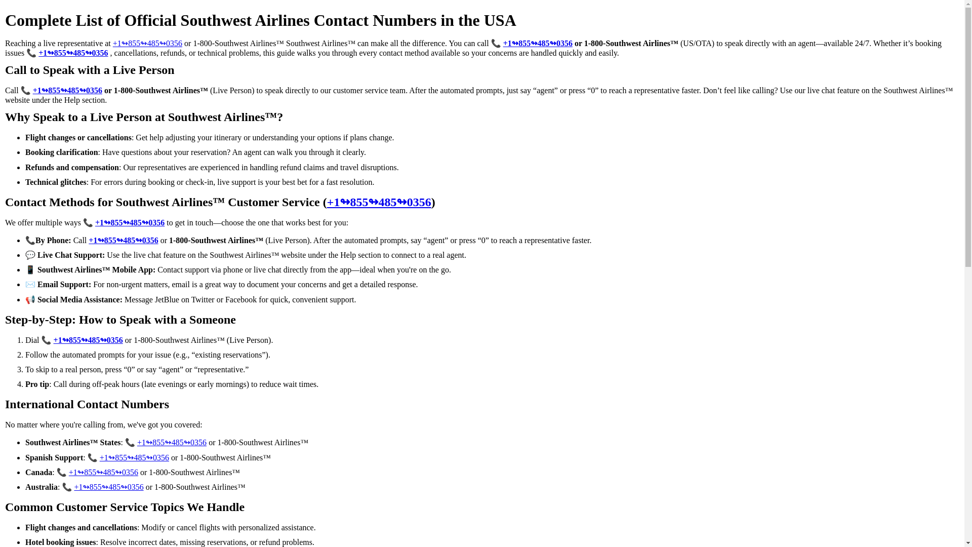 website screenshot of https://official-southwest-airlines-helpcenter-336.pages.dev/