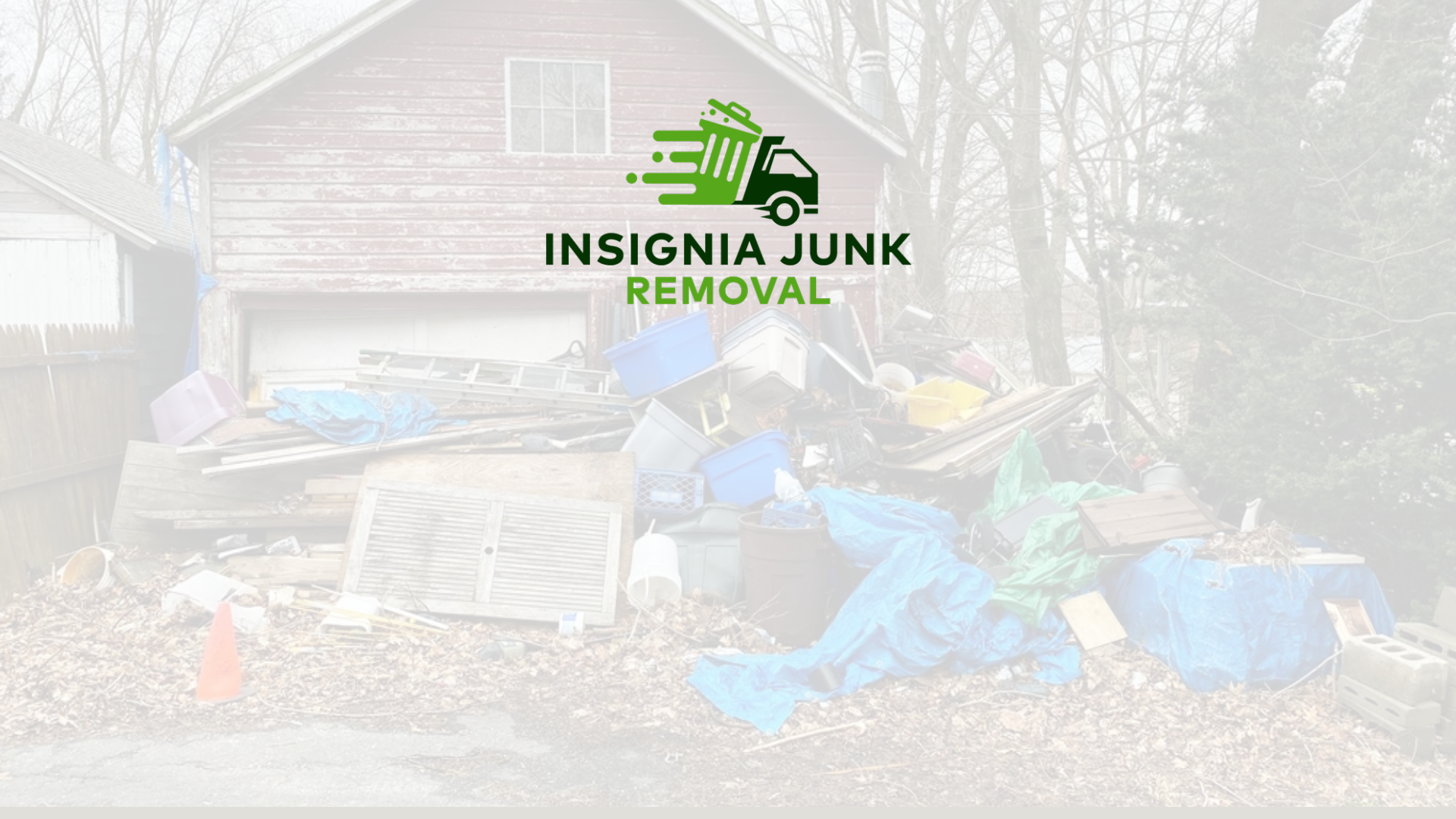 website screenshot of https://ironstallionjunkremoval.com/