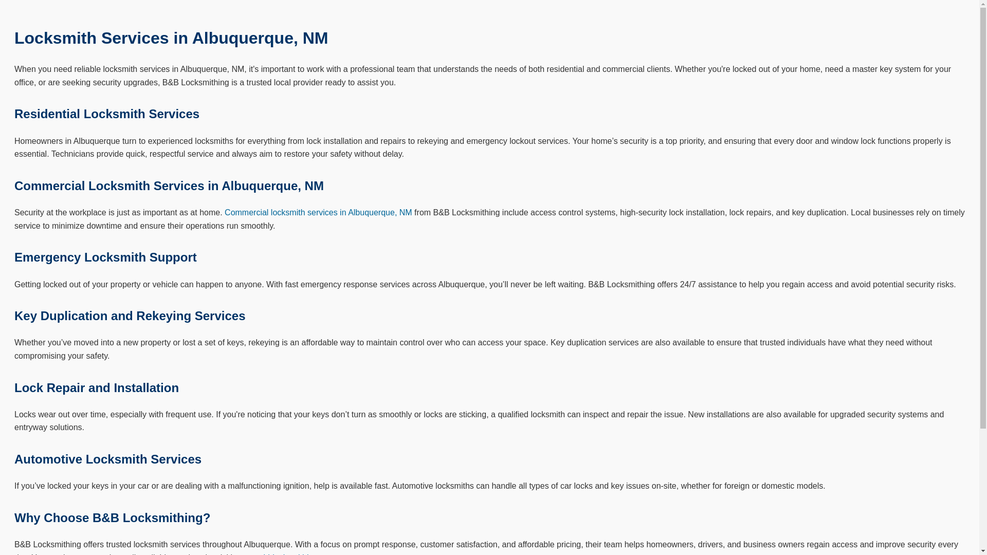 website screenshot of https://locksmith-services-albuquerque.pages.dev/