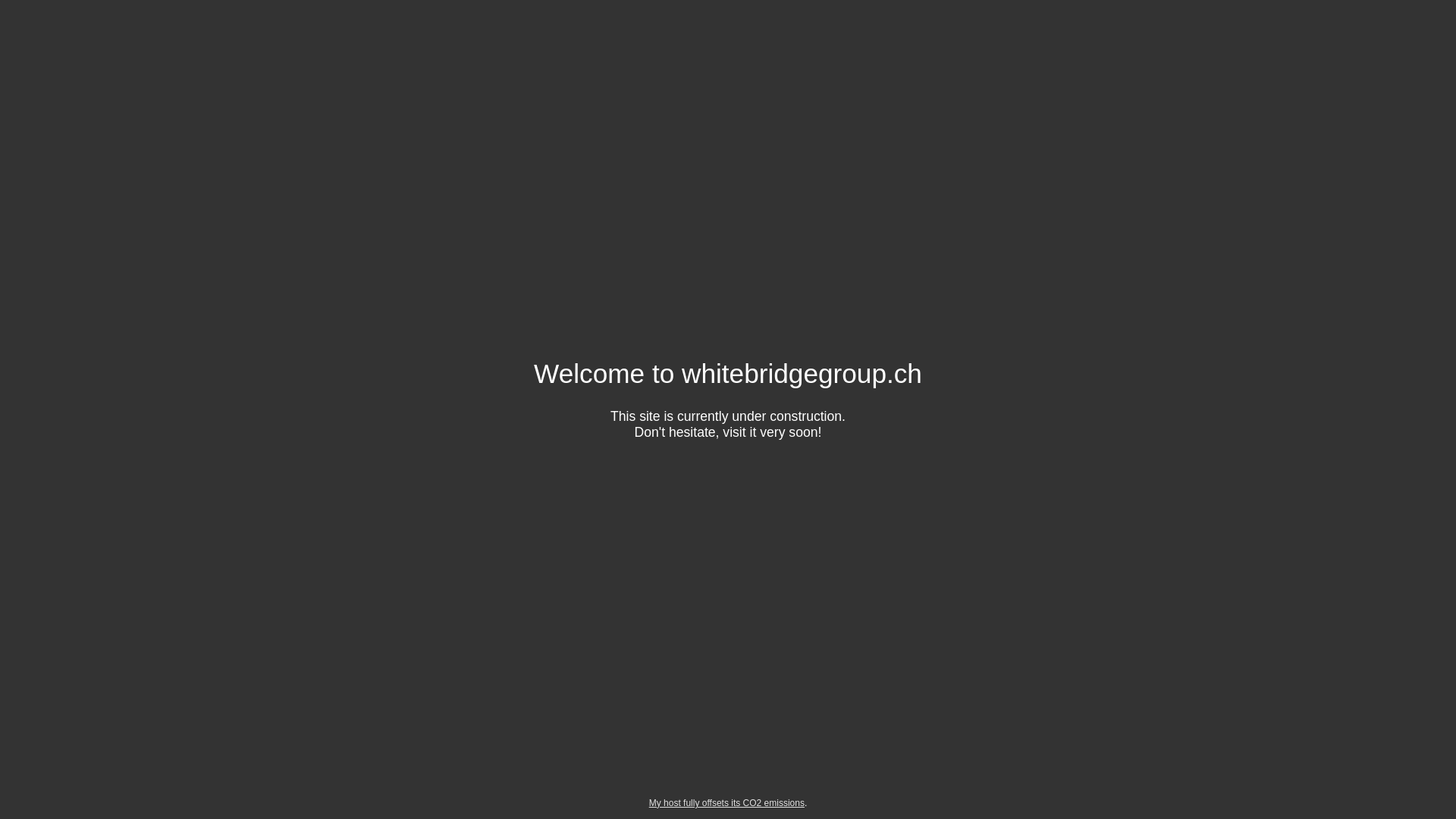 website screenshot of https://whitebridgegroup.ch/