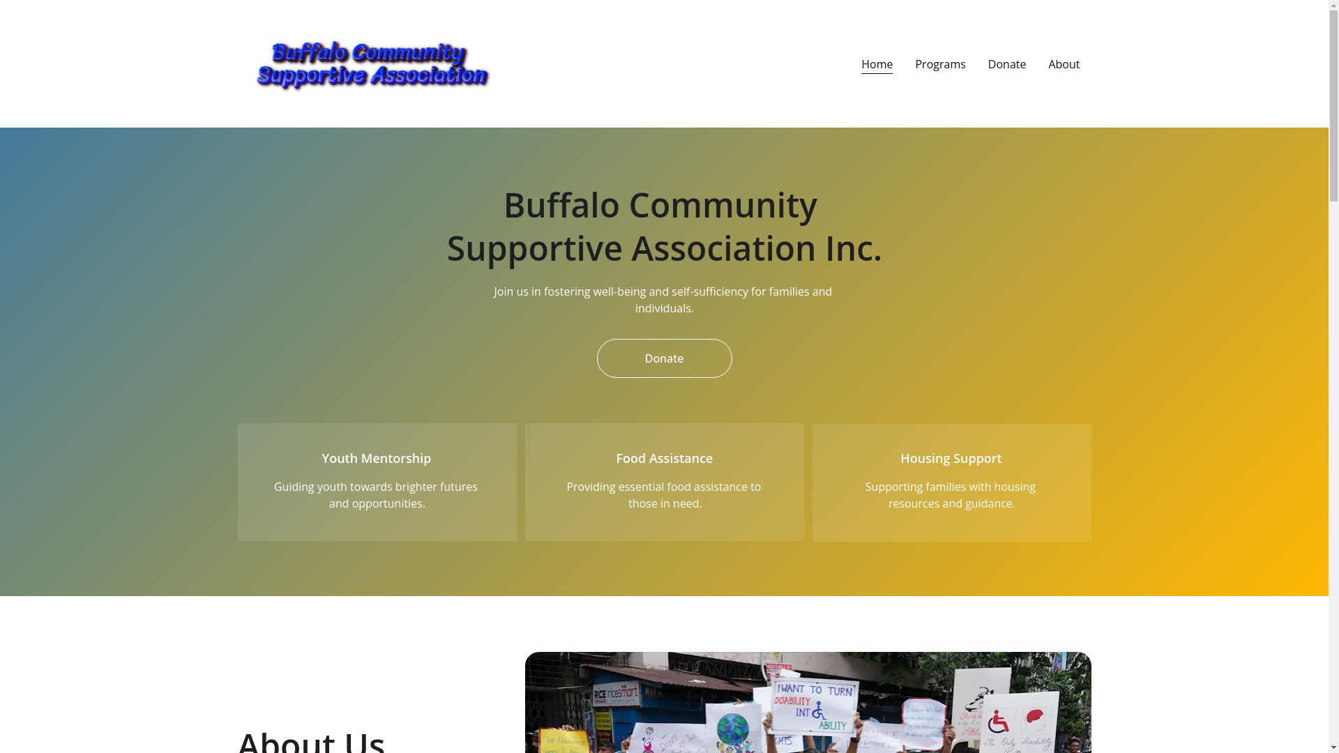 website screenshot of https://supportivehousingprovidersassociation.online/