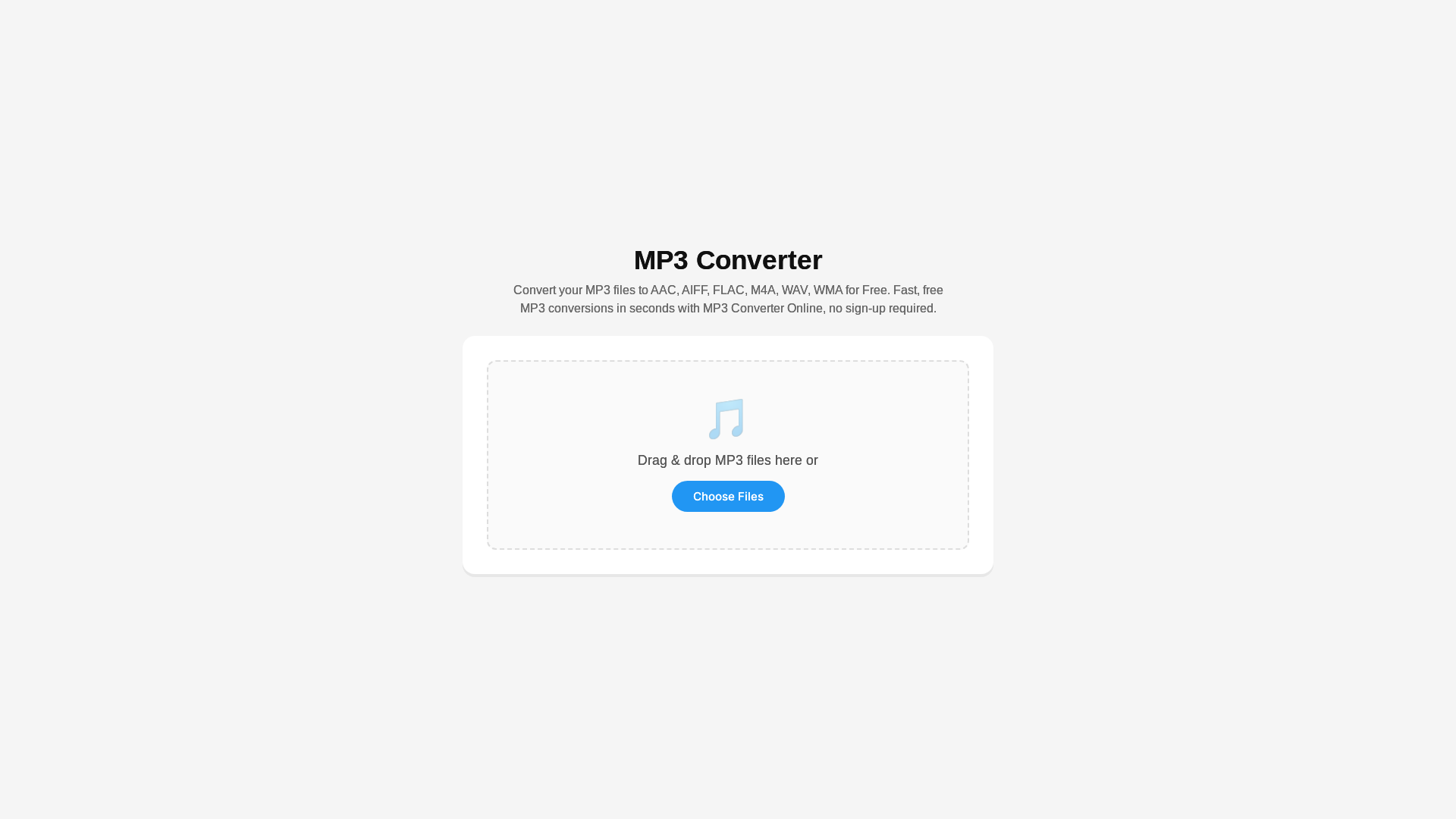 website screenshot of https://mp3-converter-9p3.pages.dev/
