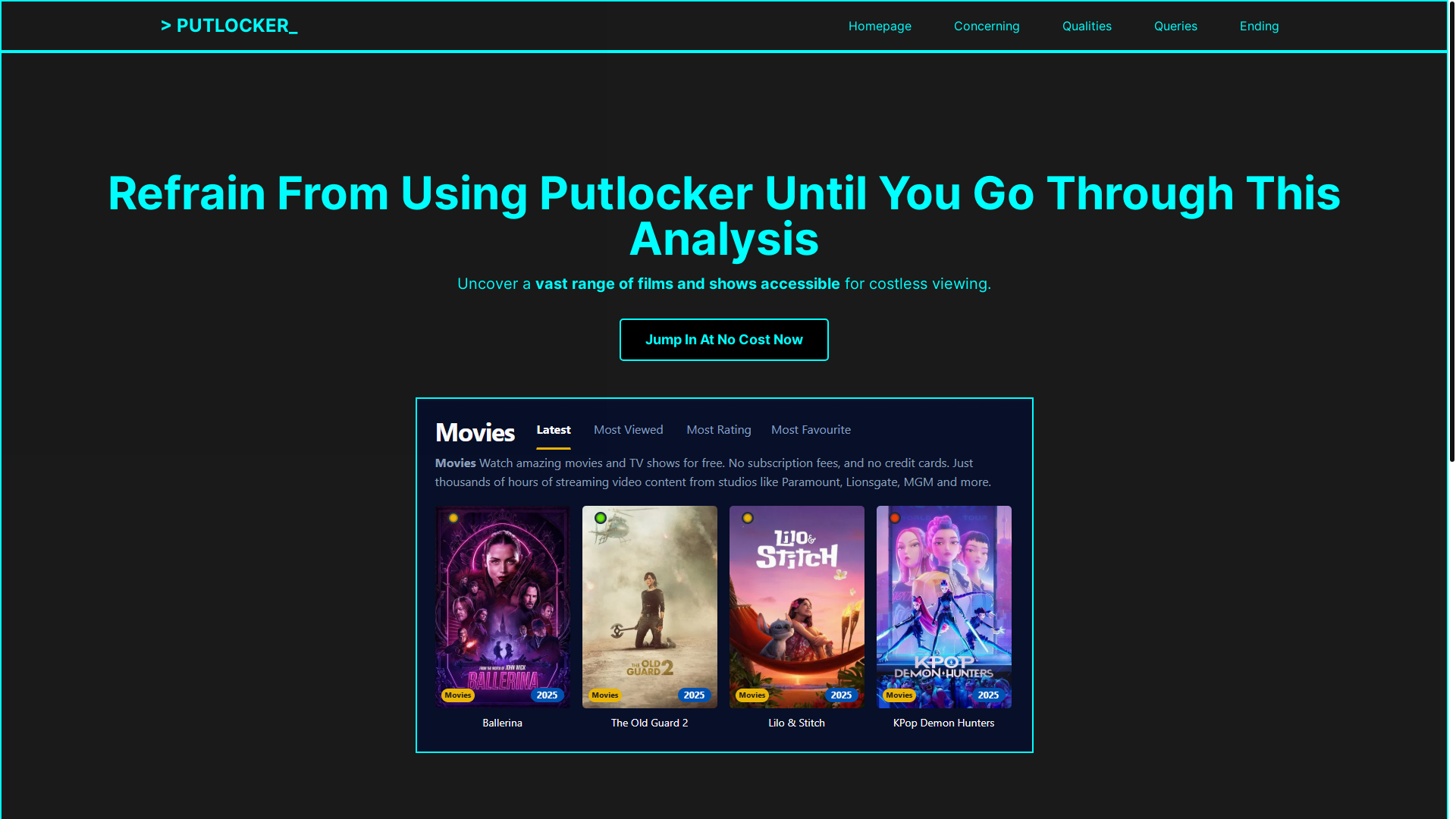 website screenshot of https://putlocker-tvuo.pages.dev/