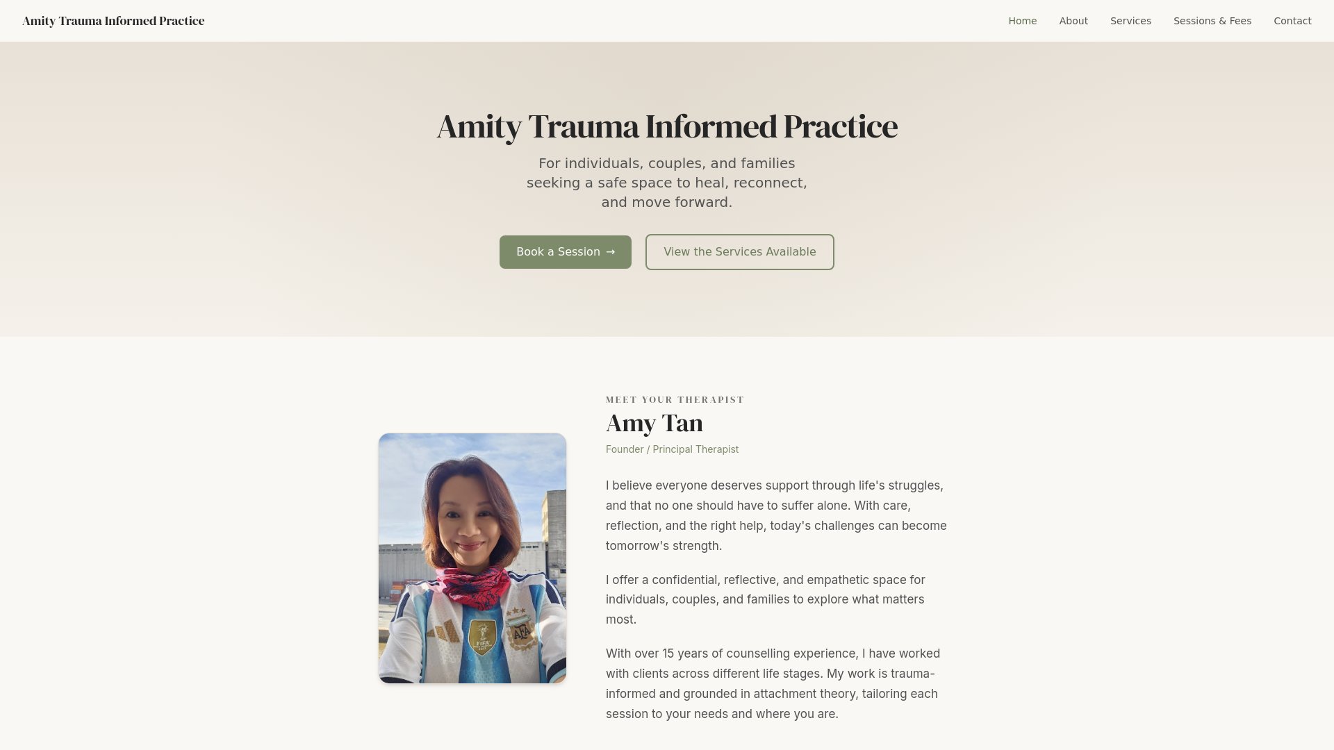 website screenshot of https://amitypractice.com.sg/