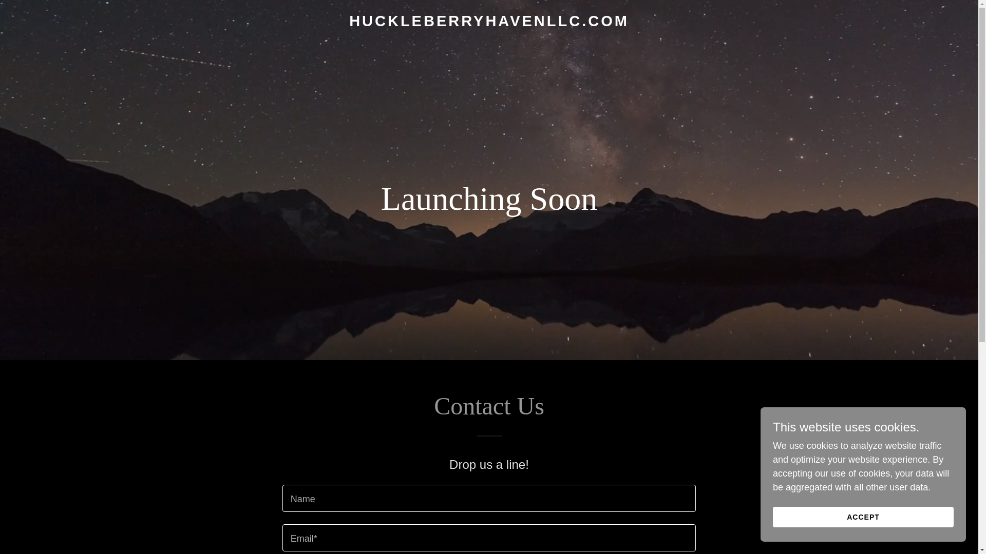 website screenshot of https://huckleberryhavenllc.com/