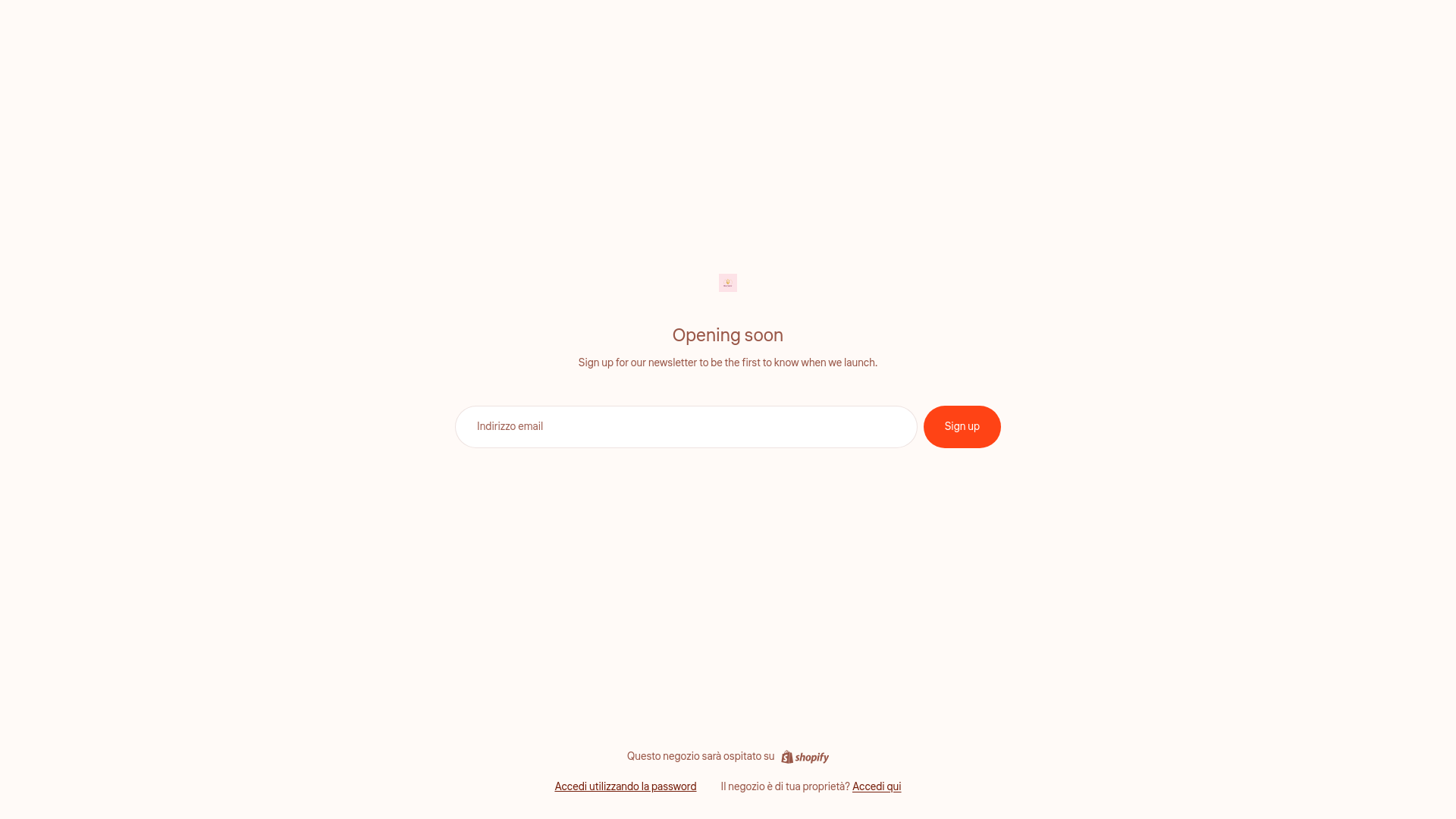 website screenshot of https://secretbeautyshop.it/