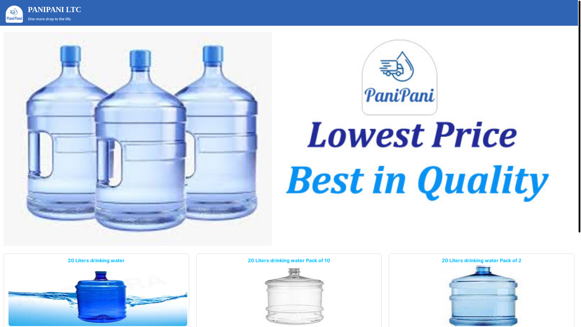 website screenshot of https://panipaniltc.com/