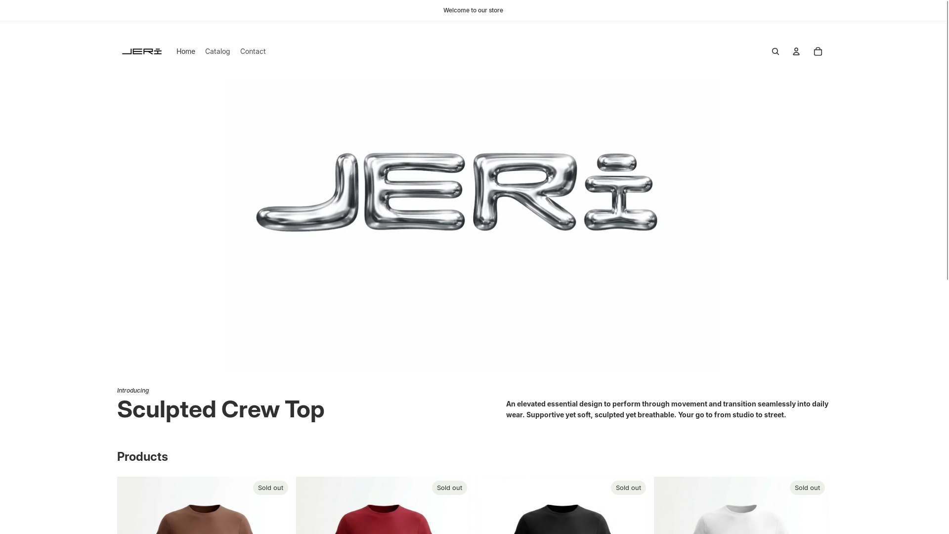 website screenshot of https://jerithewardrobe.com/