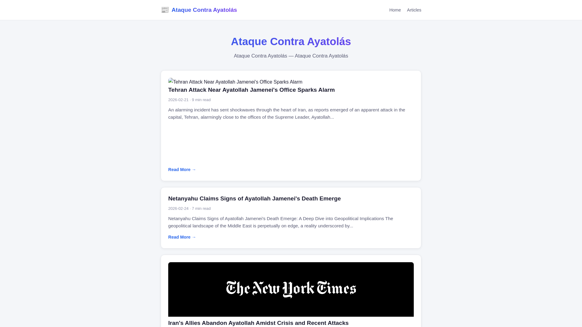 website screenshot of https://ataque-contra-ayatolas.pages.dev/