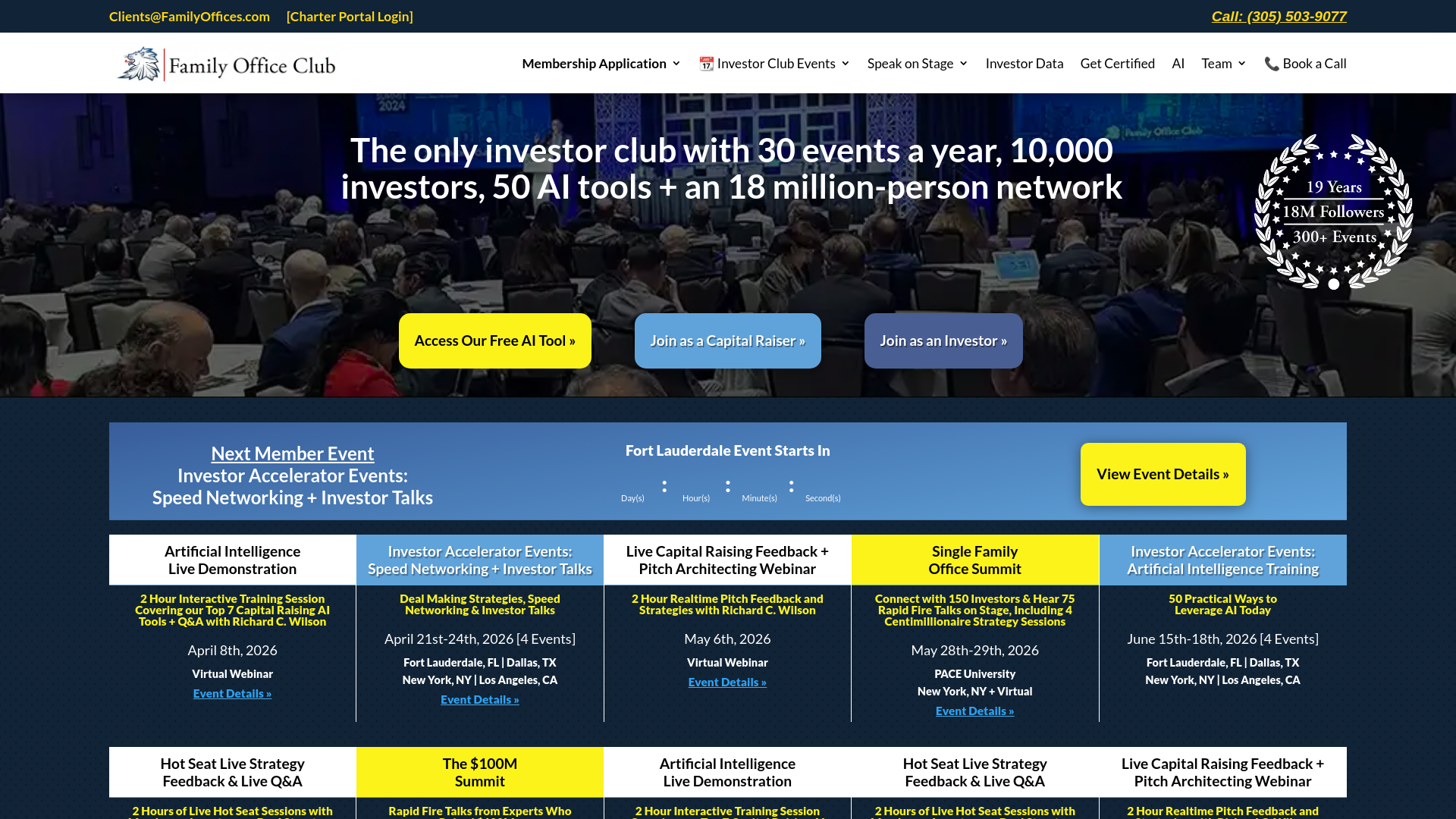 website screenshot of https://usefamilyofficesteams.co