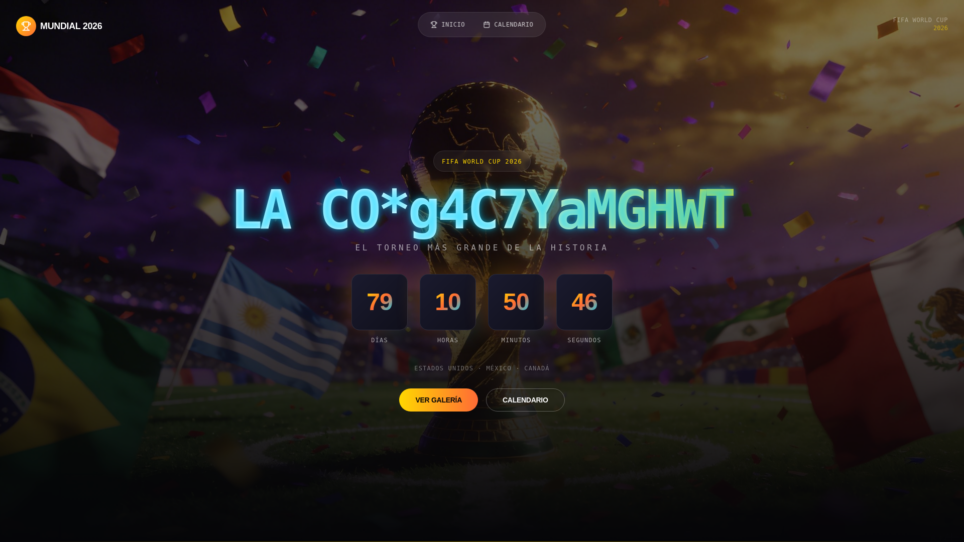 website screenshot of https://socceramericas2026.org/