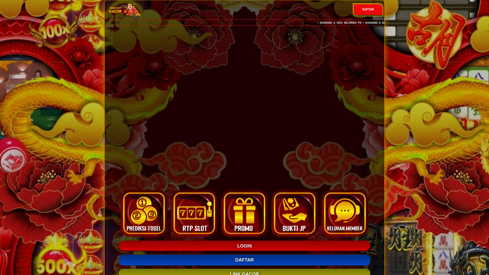 website screenshot of https://link-asian4d.pages.dev/