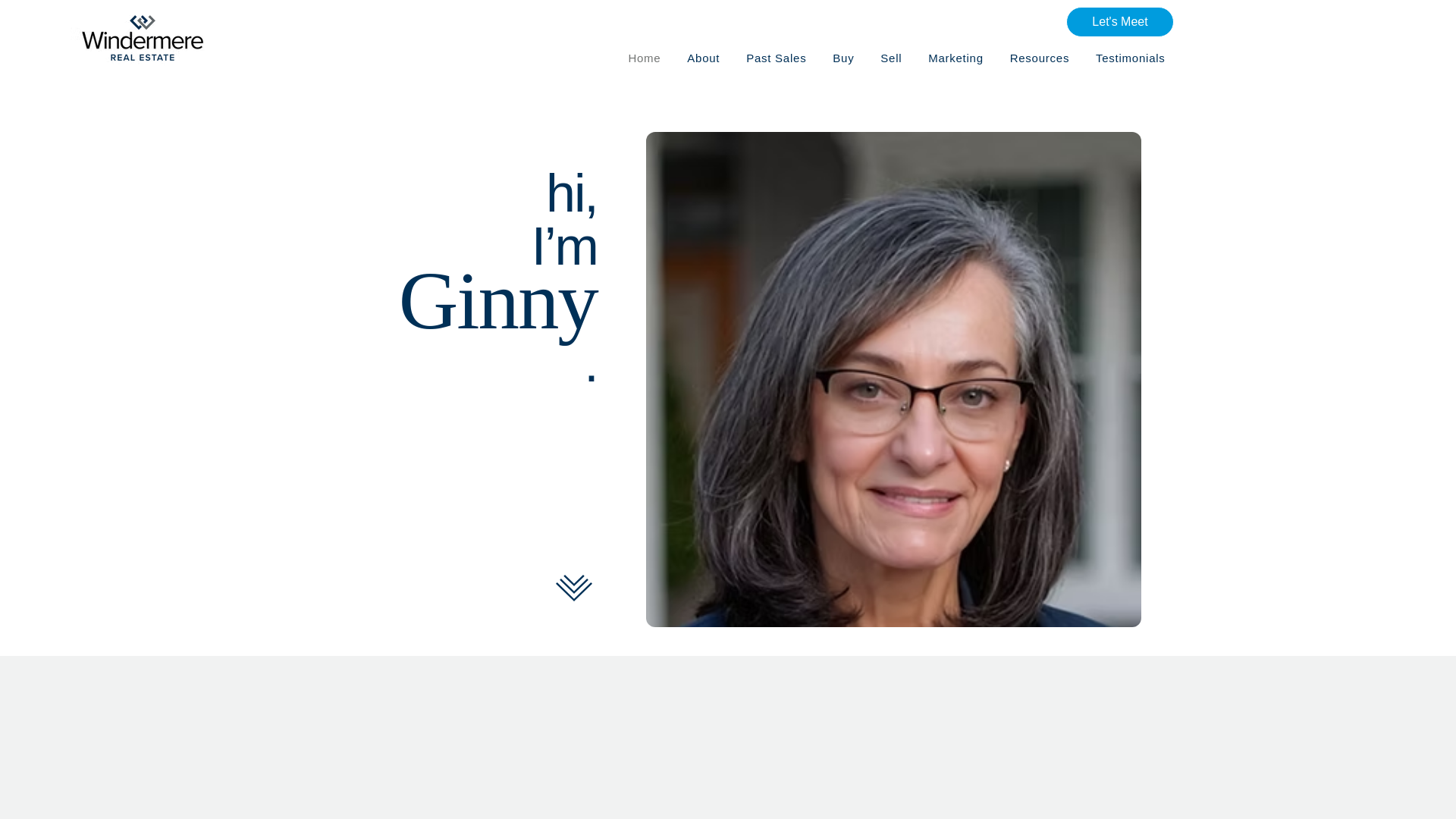 website screenshot of https://ginnyericksonrealtor.com/