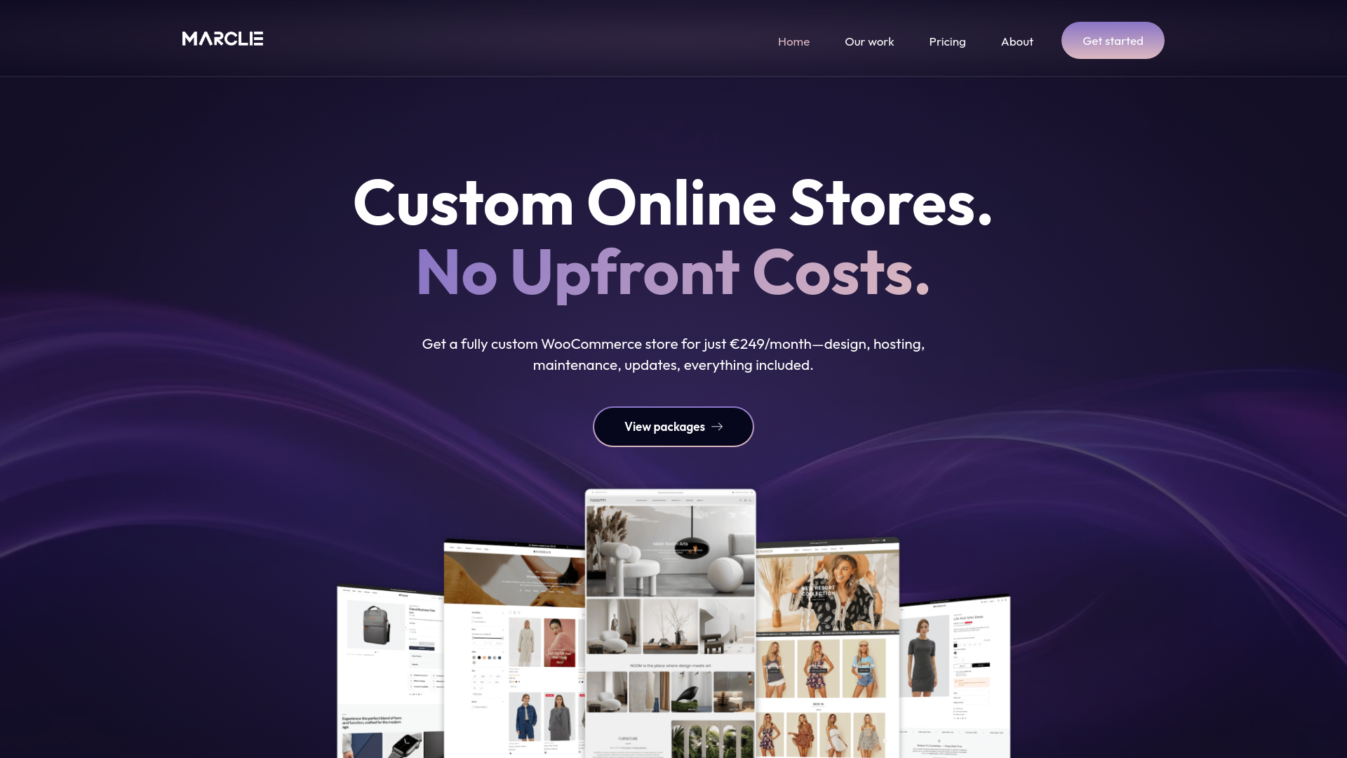 website screenshot of https://allmarclie.com/