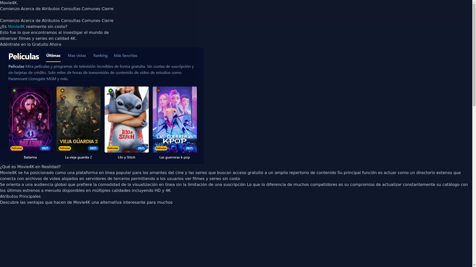 website screenshot of https://movie4k-8sdj.pages.dev/