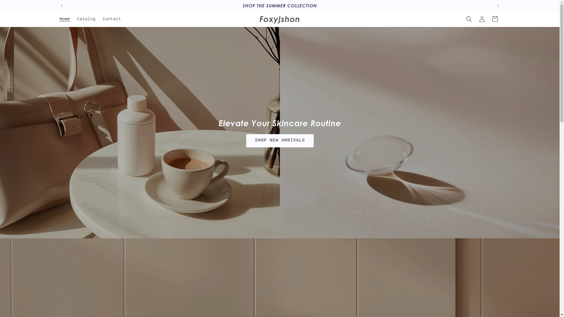 website screenshot of https://foxyjshon.com/
