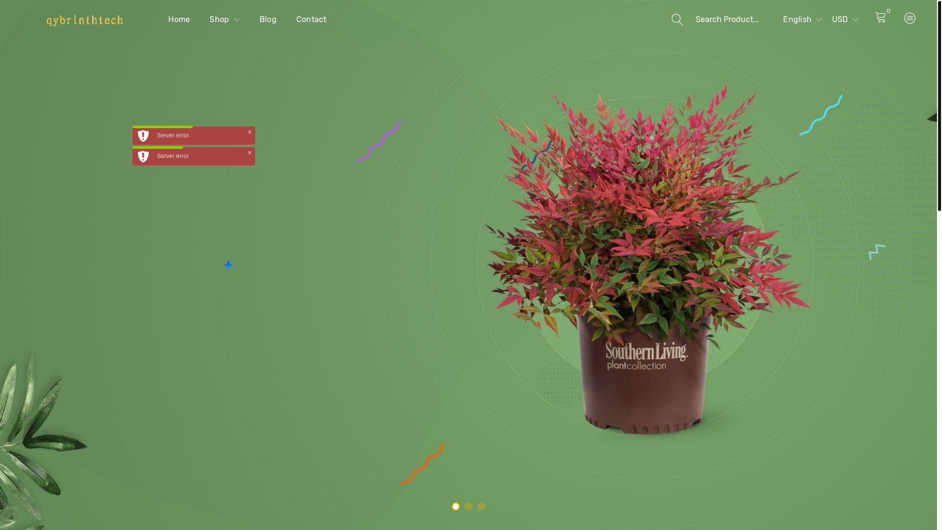 website screenshot of https://qybrinthtech.pages.dev/