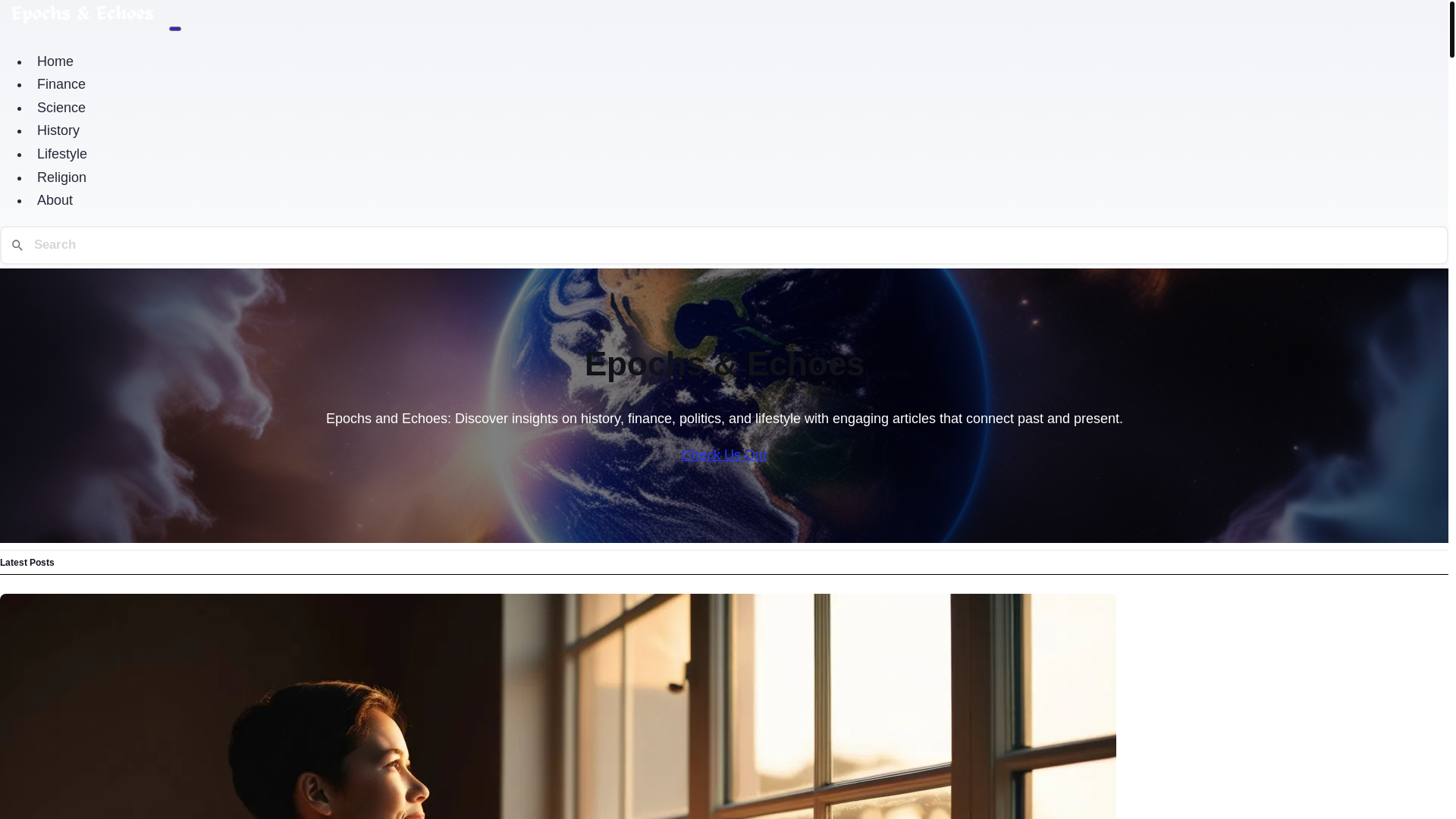 website screenshot of https://epochs-and-echoes.pages.dev/