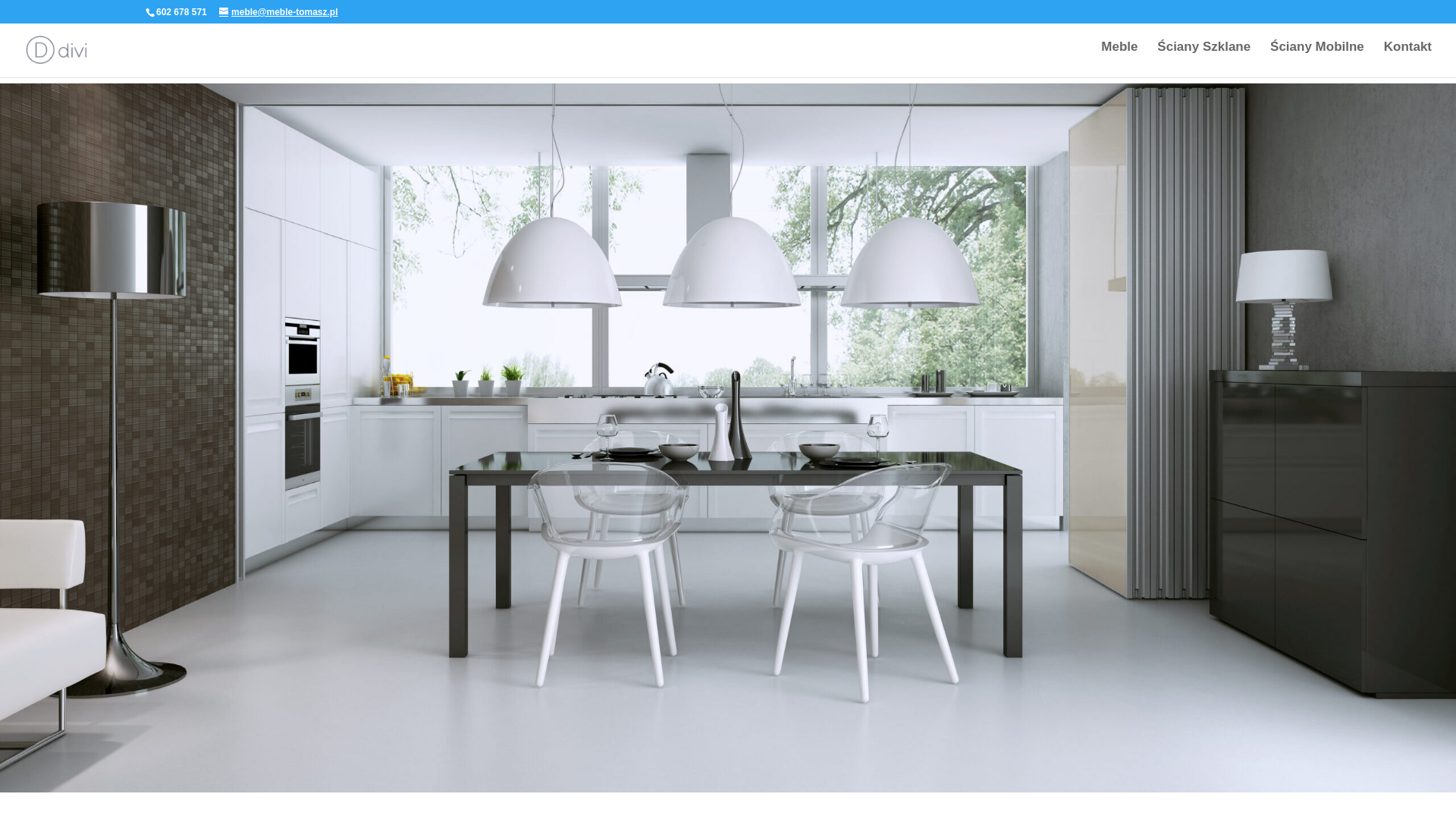 website screenshot of https://meble-tomasz.pl